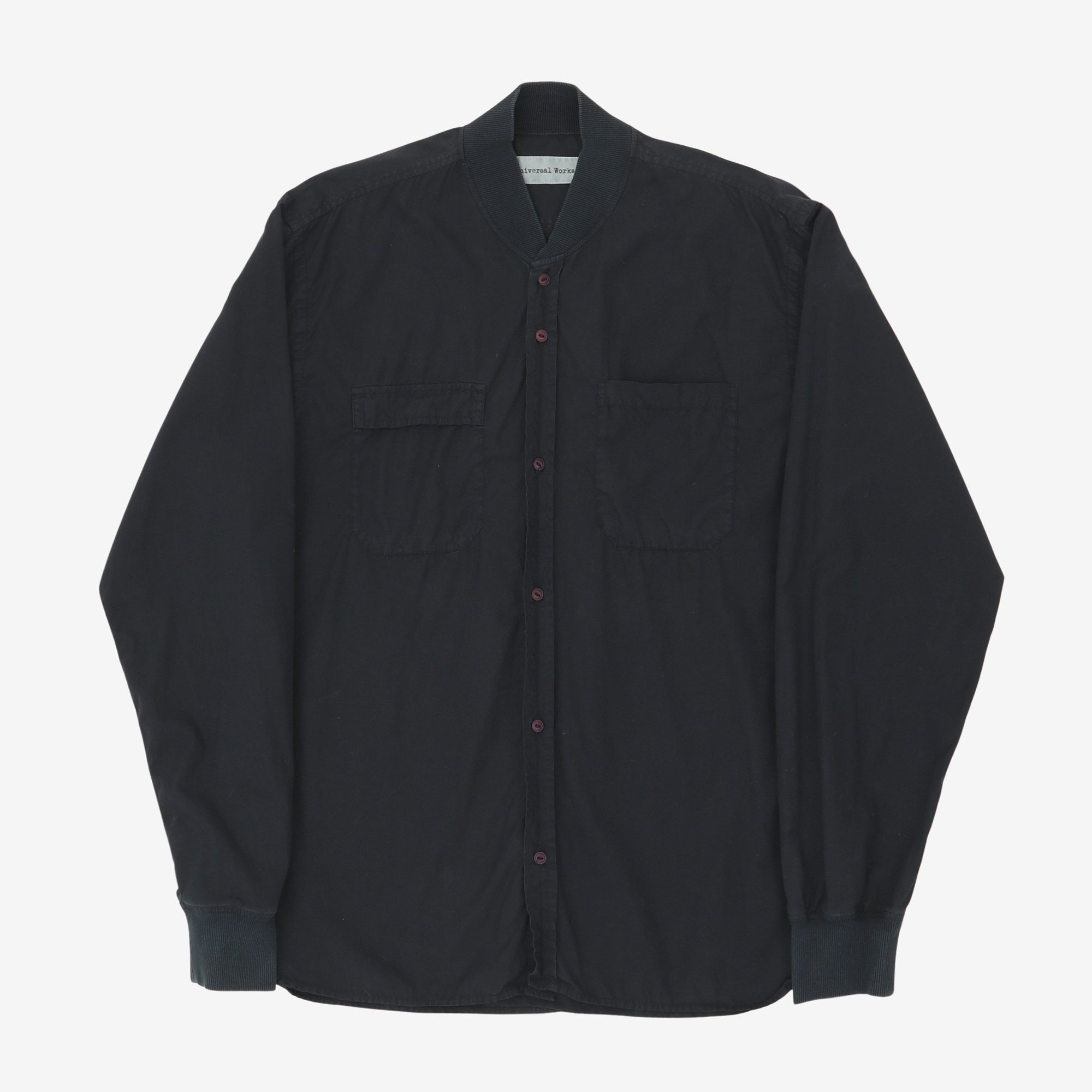 Bomber Collar Shirt