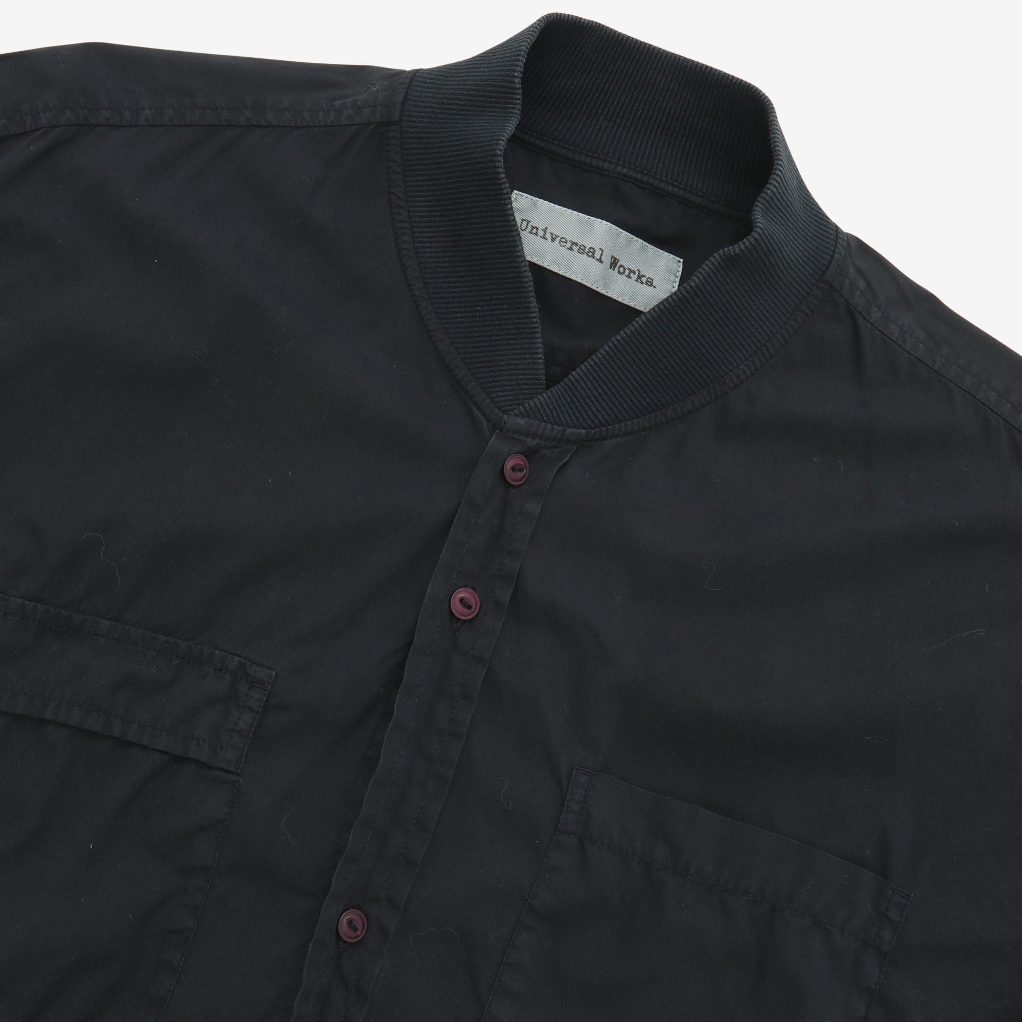 Bomber Collar Shirt