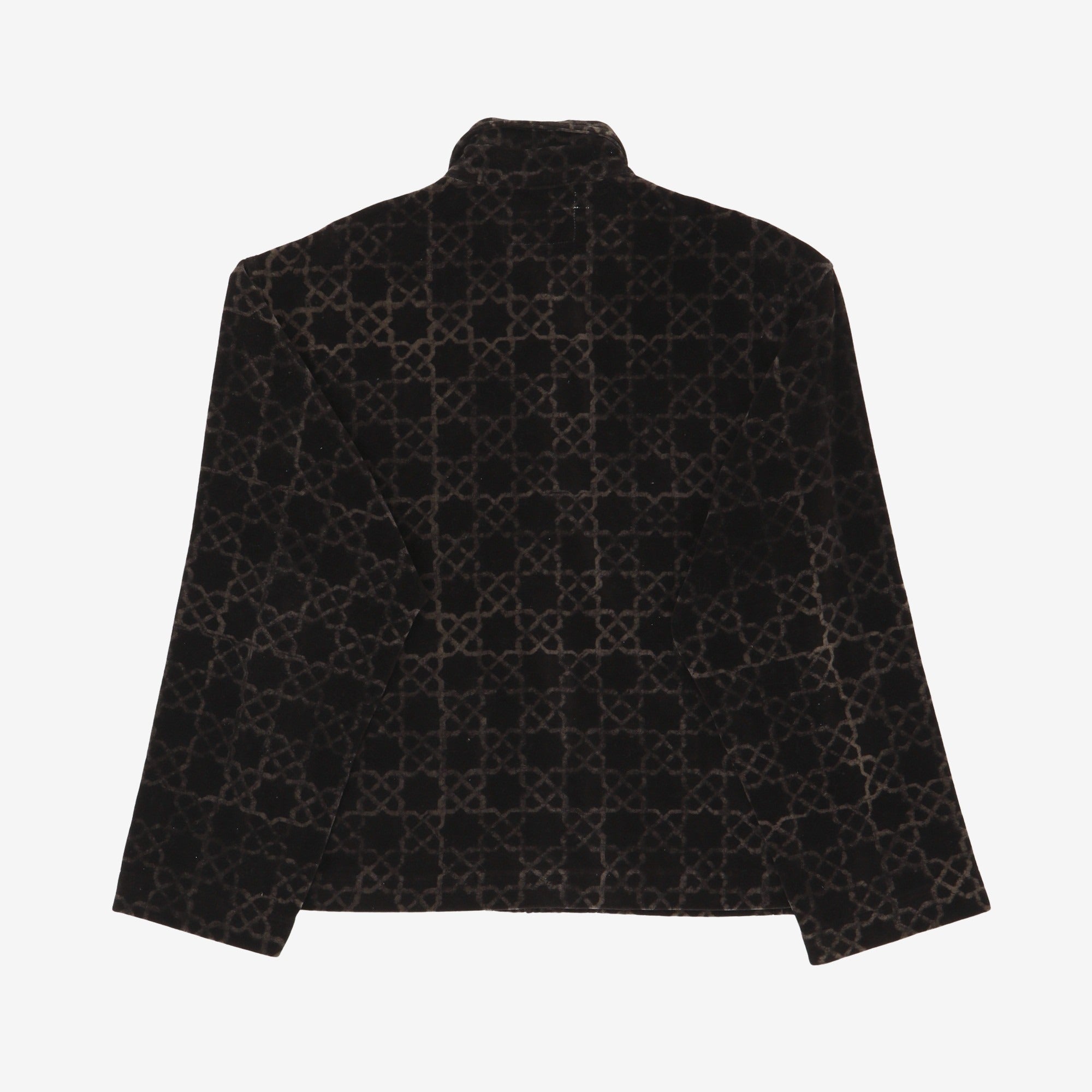 Velvet Palm Tree Short On Time Jacket