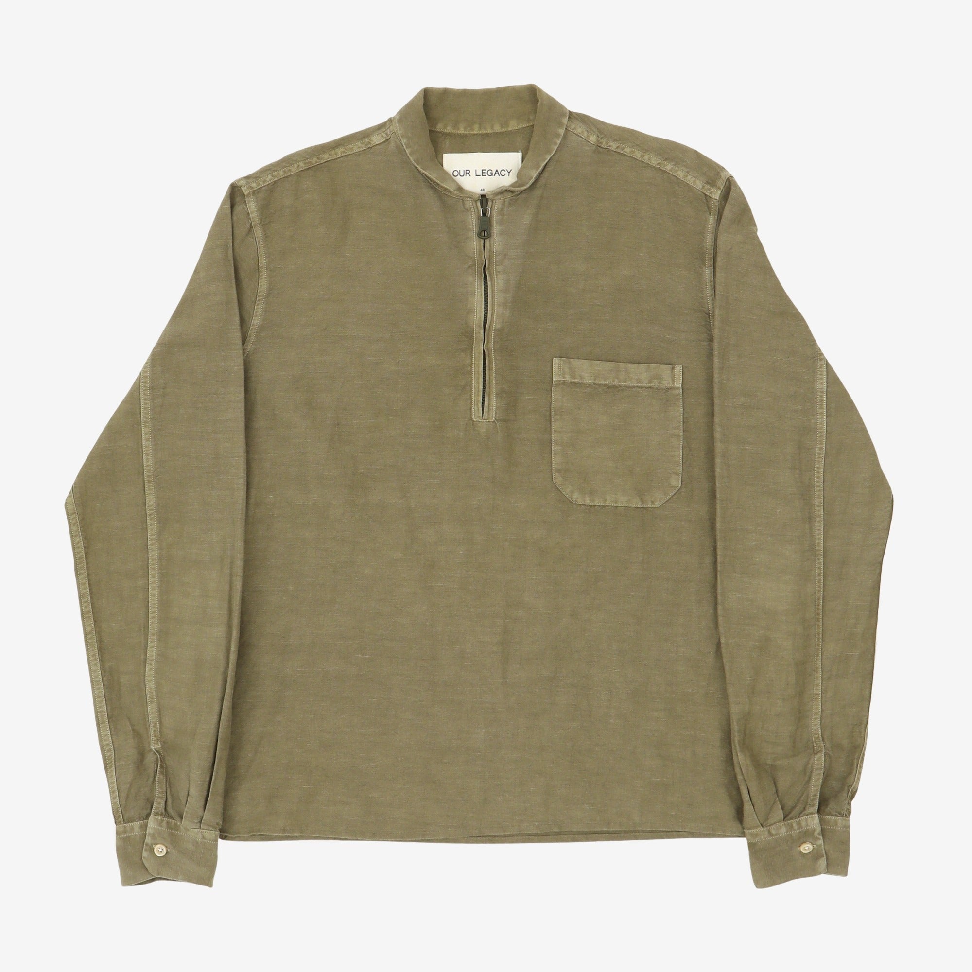 Shawl Zip Shirt