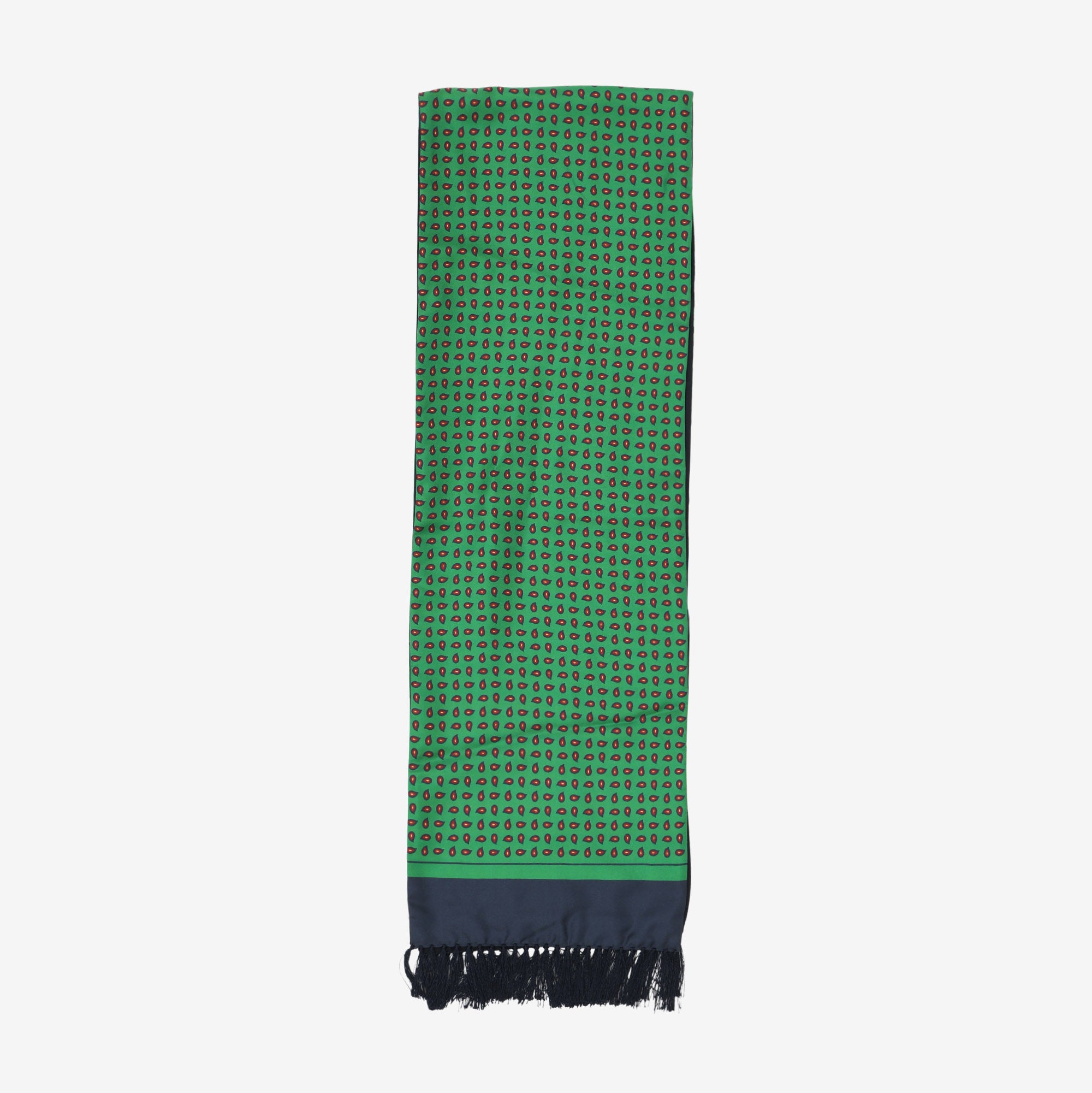 Silk Wool Tassel Scarf