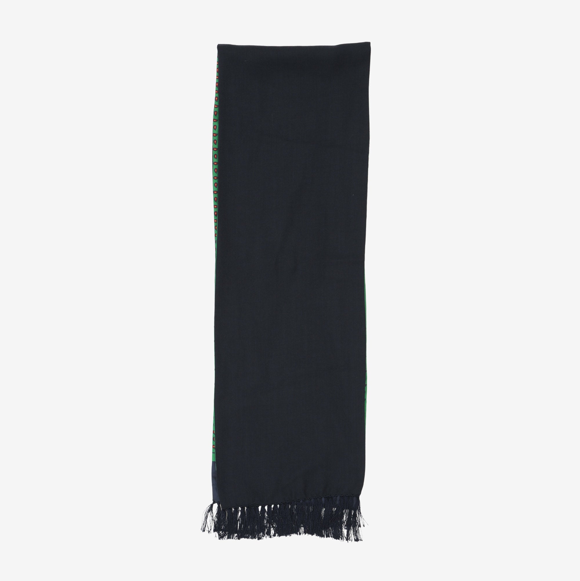 Silk Wool Tassel Scarf
