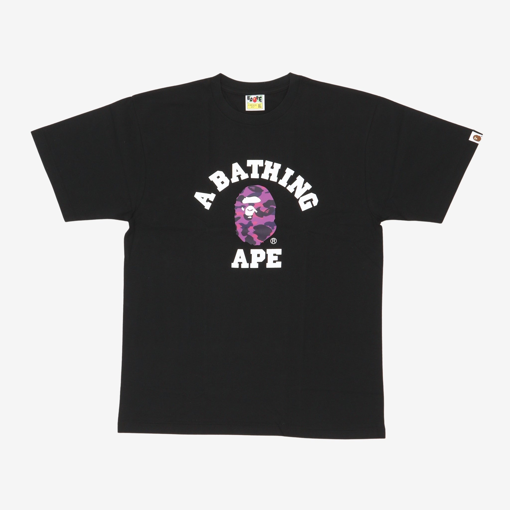 Camo Logo Print Tee