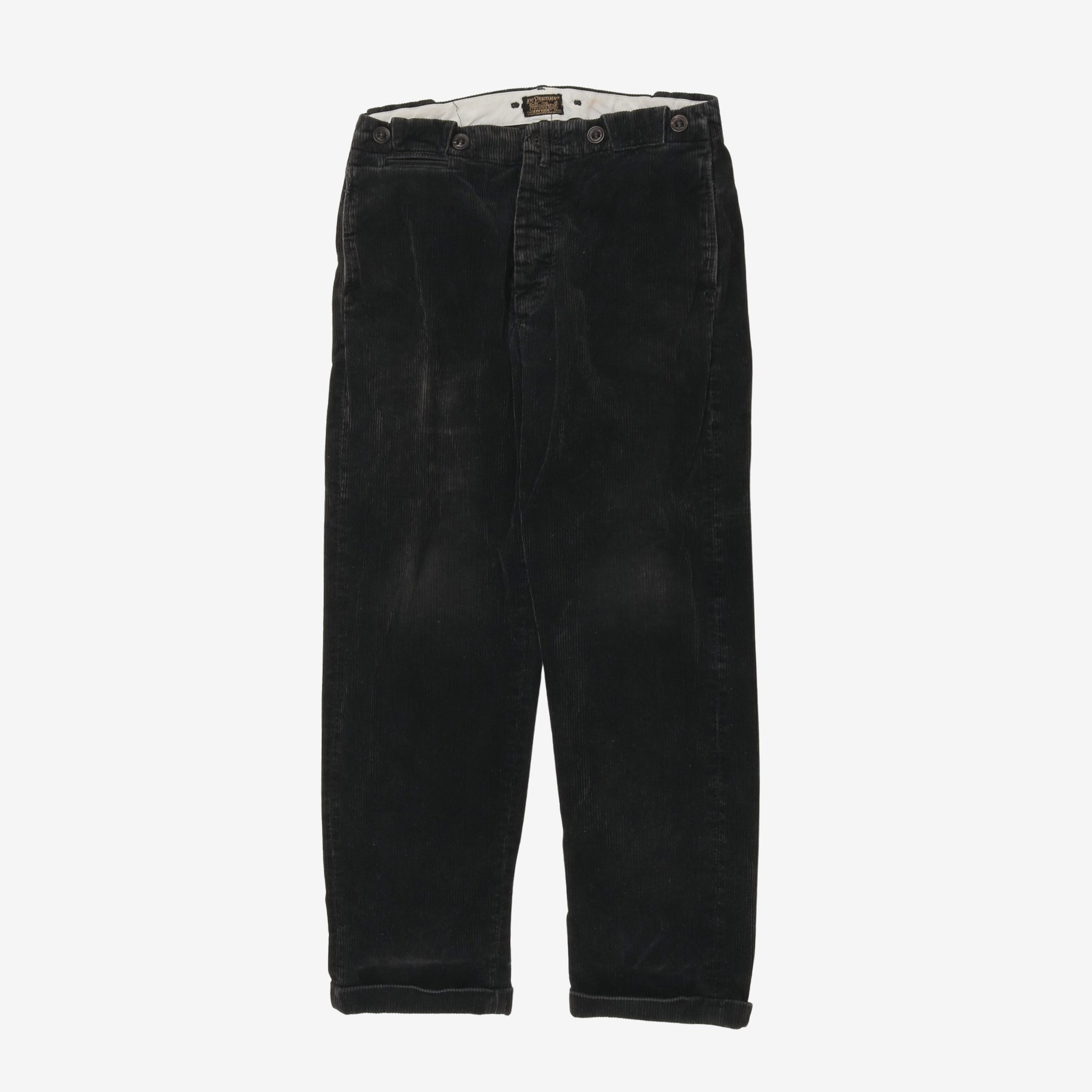 Vintage Black Corduroy Trousers