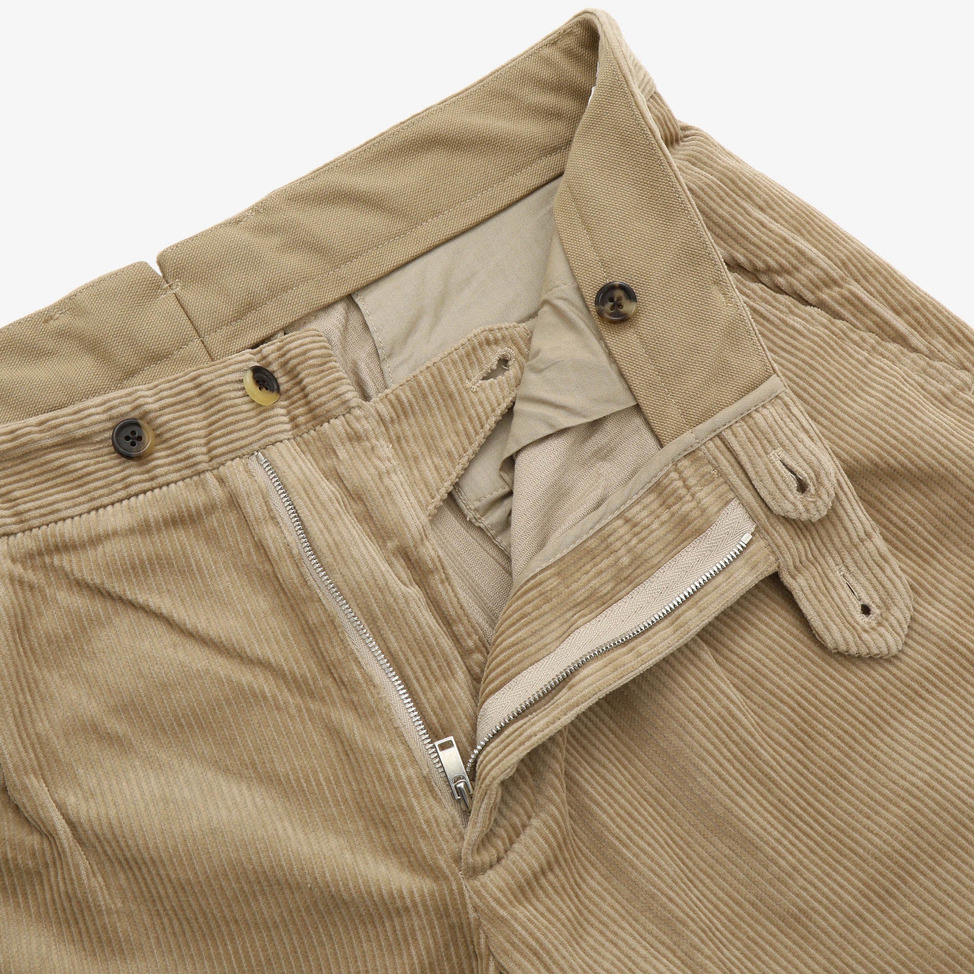 Pleated Corduroy Trousers (34W x 32L)