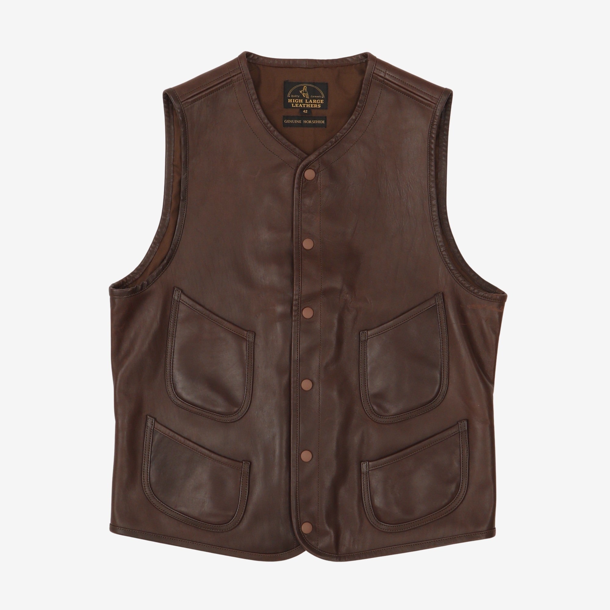 Horsehide Work Vest