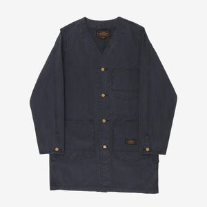 Colarless Shop Coat
