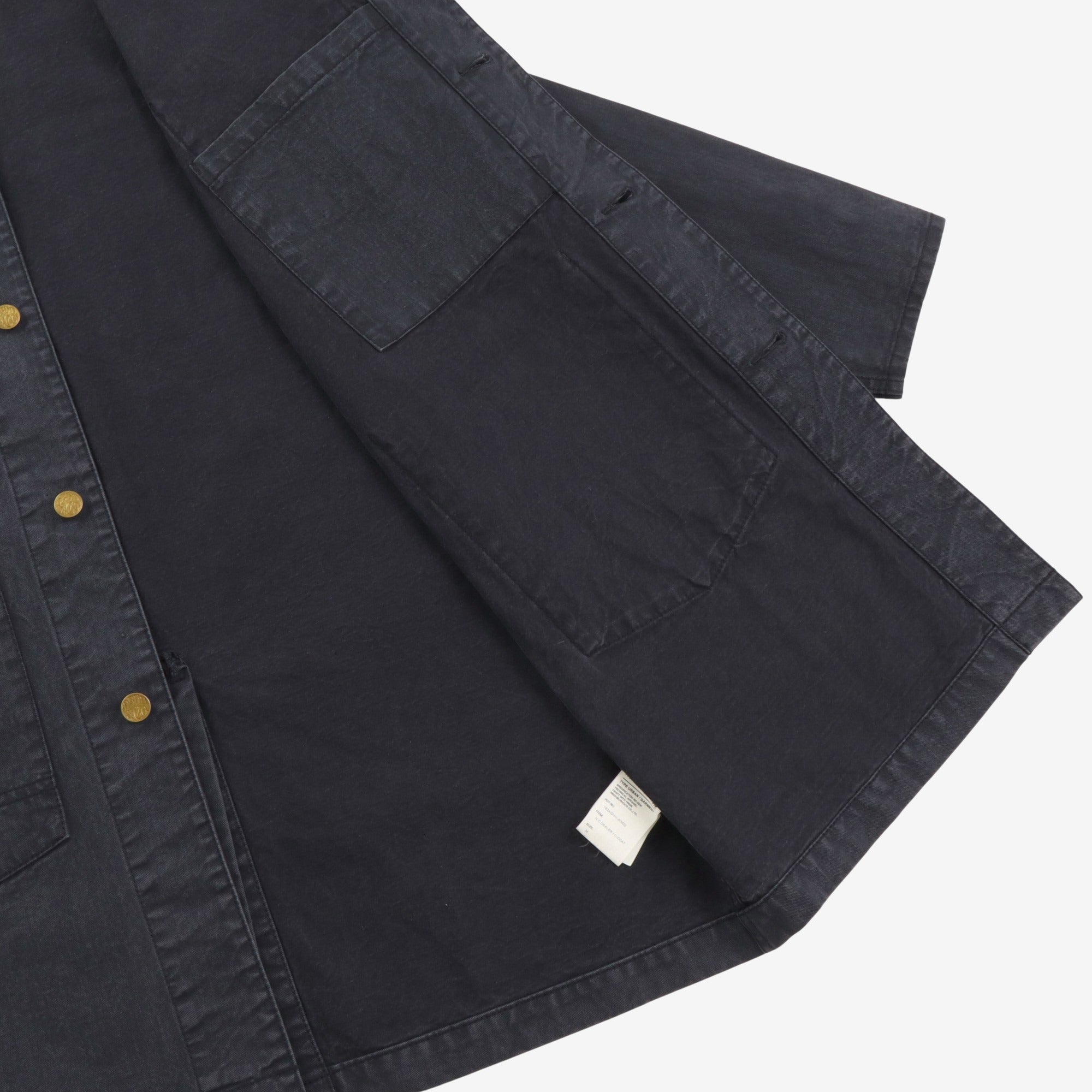 Colarless Shop Coat
