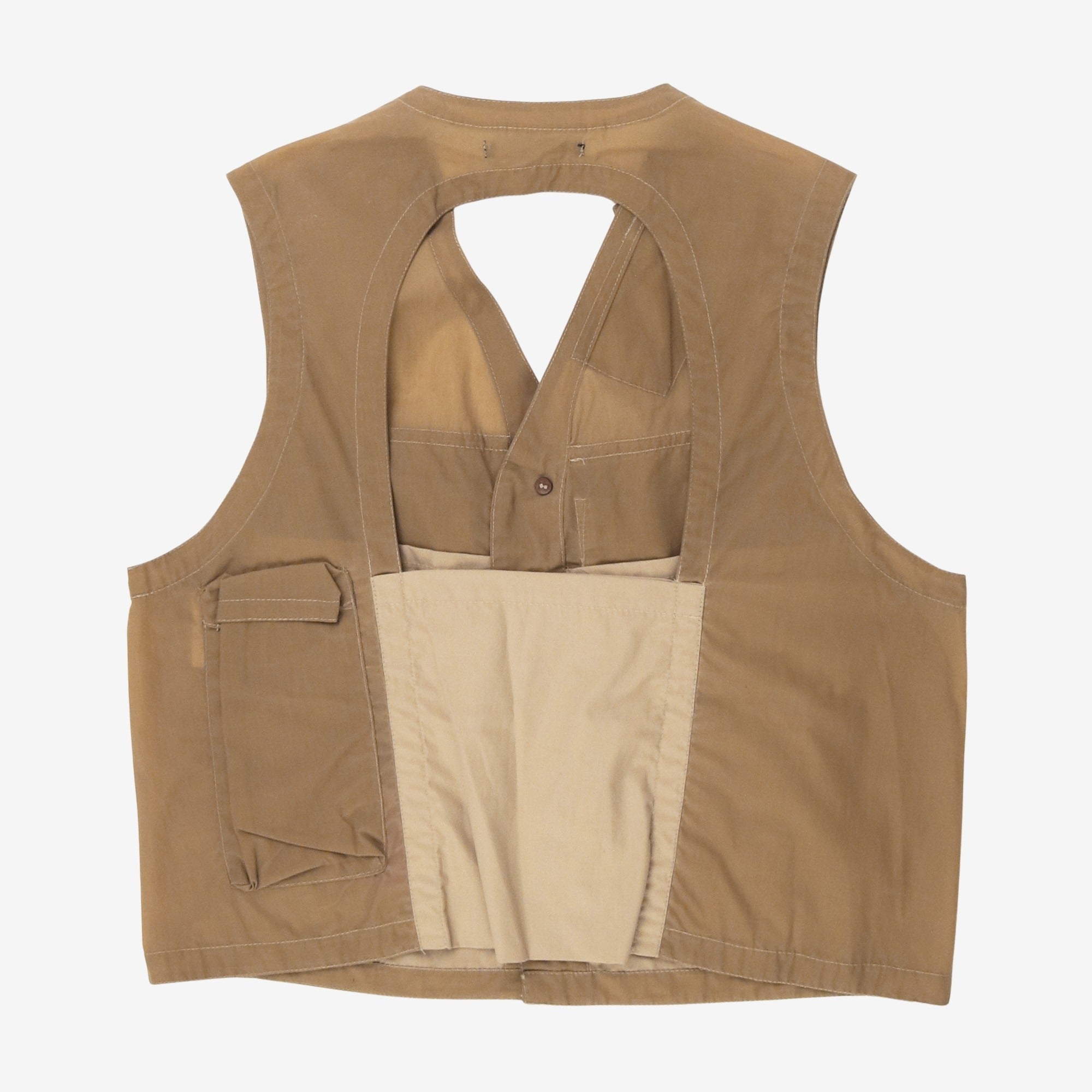 Oil Cloth Multi Pocket Vest