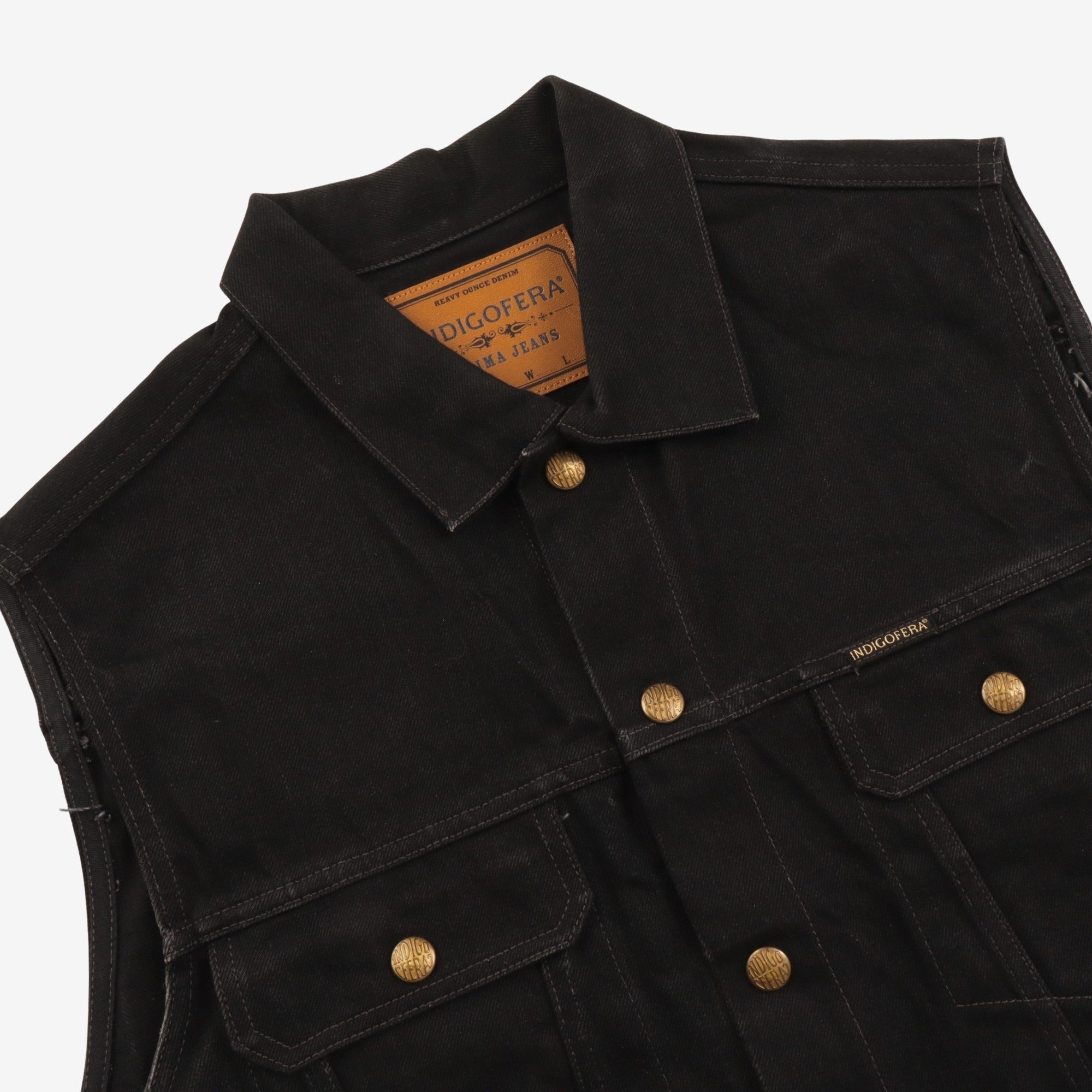 Logan Selvedge Denim Vest