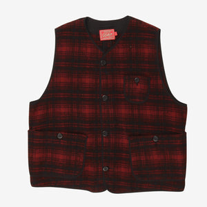Plaid Utility Vest