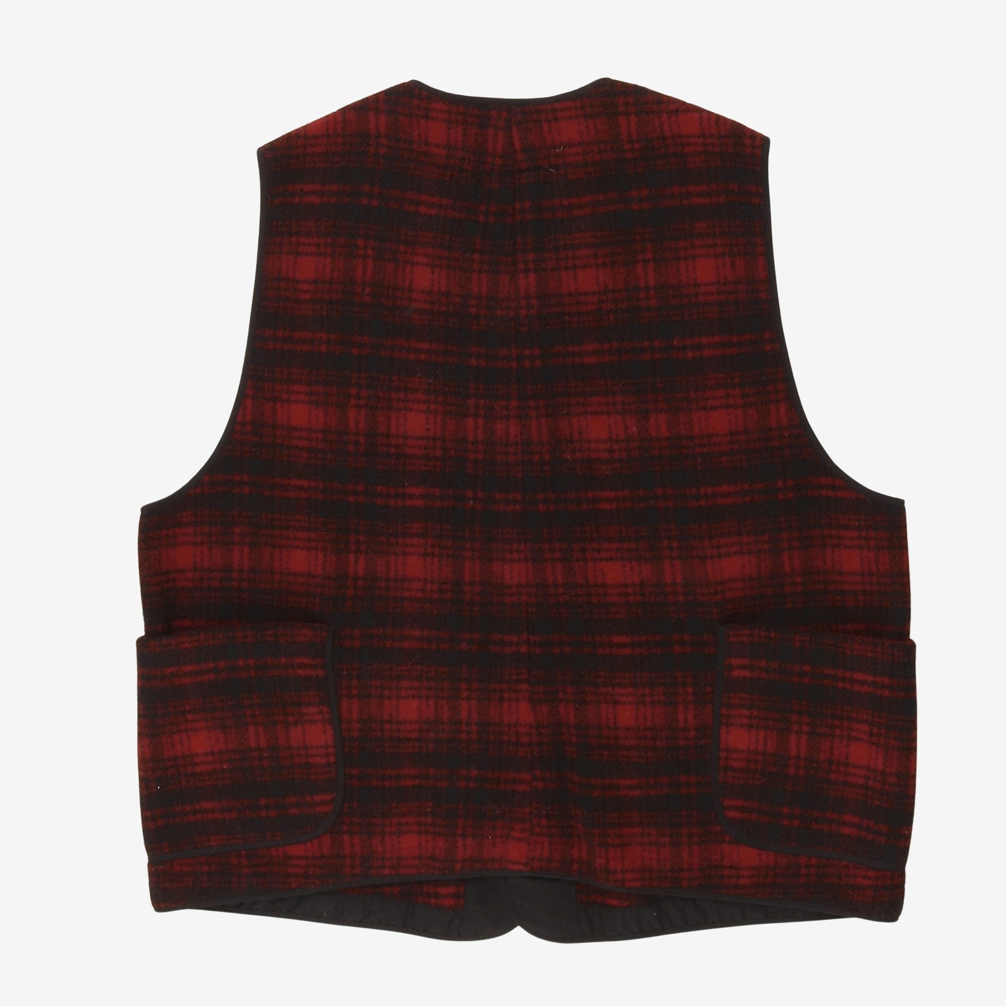 Plaid Utility Vest