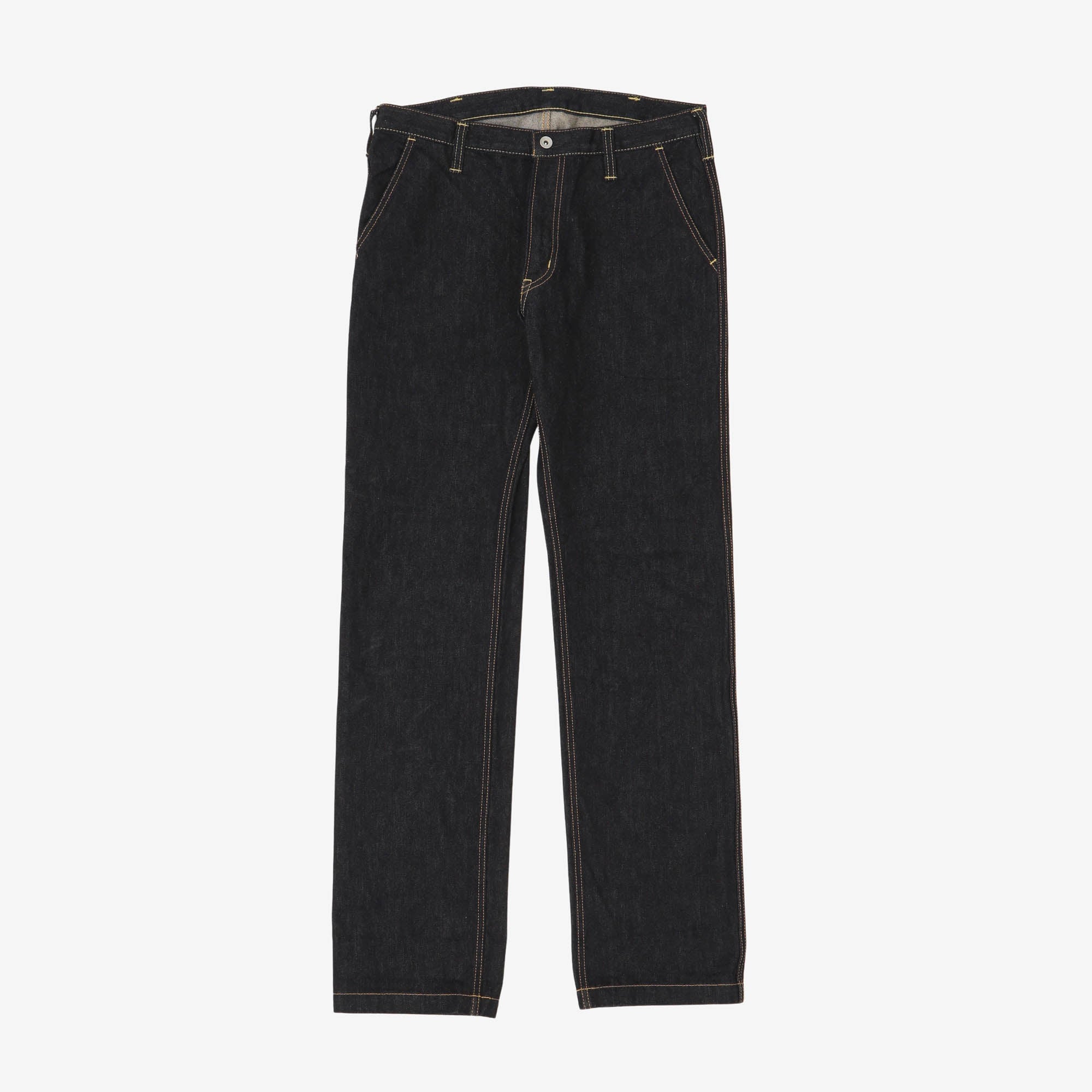 14oz Selvedge Denim Cinch Back Work Pants