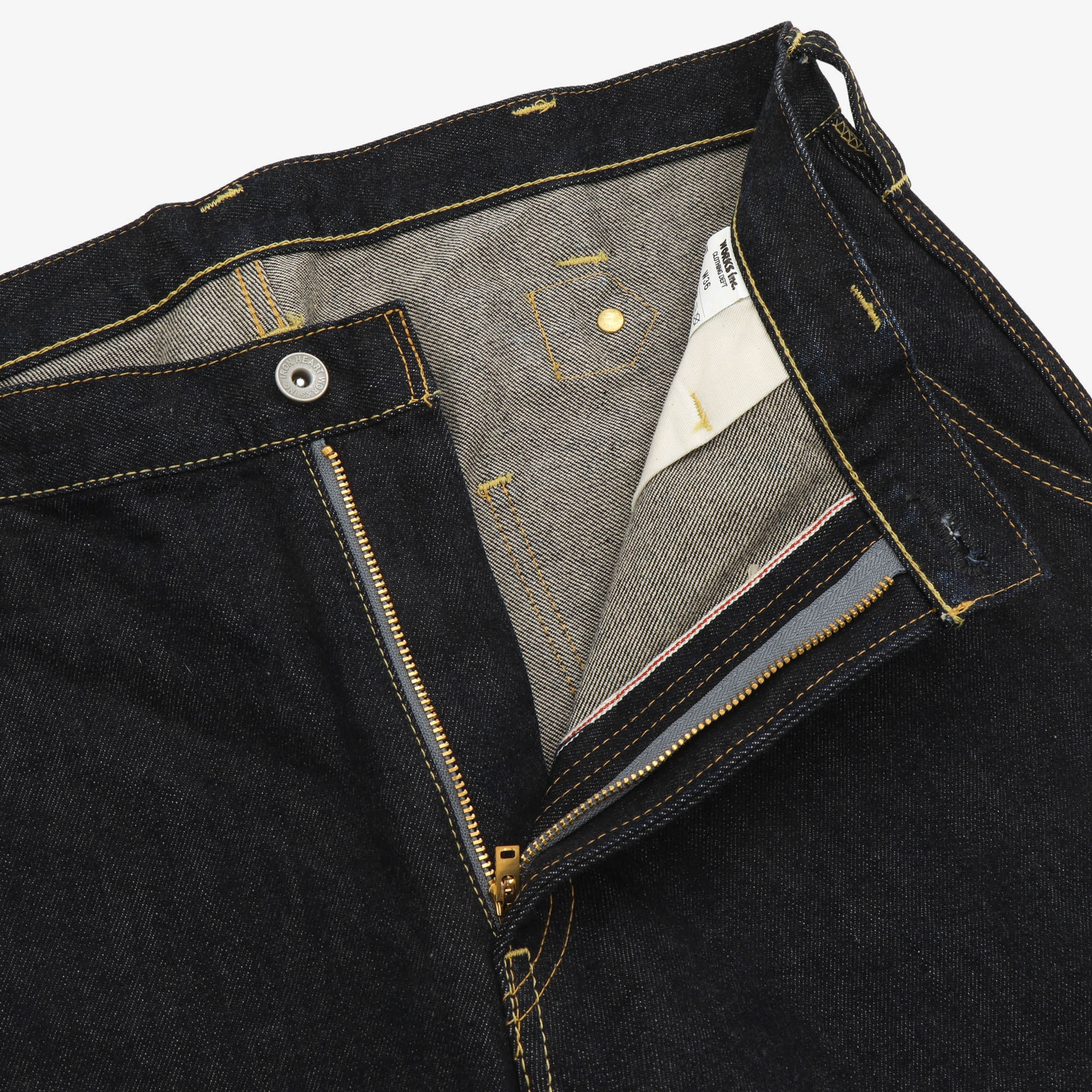 14oz Selvedge Denim Cinch Back Work Pants