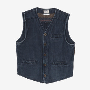 Japanese Denim Post Vest
