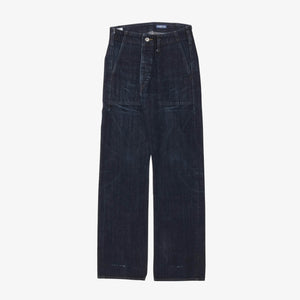 MHL Canton Overalls Denim Fatigue Pant (32W x 31L)