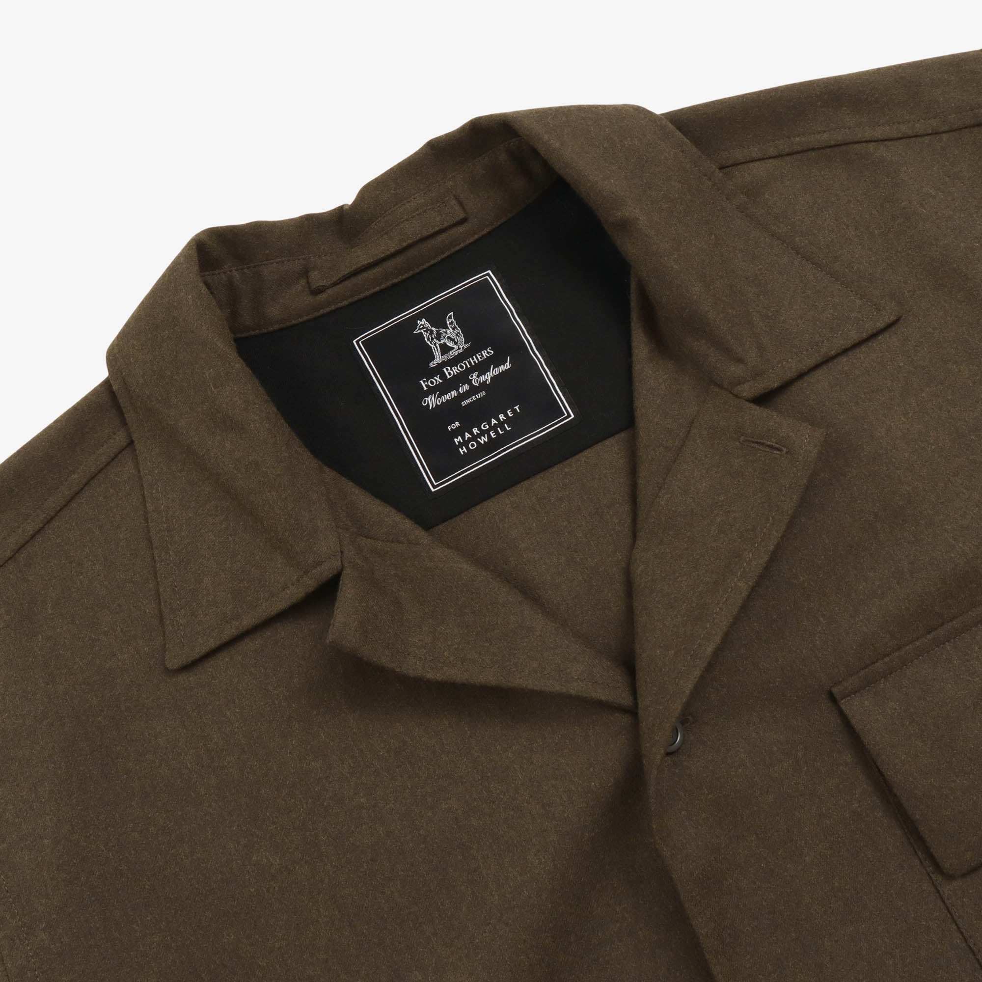 Fox Brothers Wool Overshirt