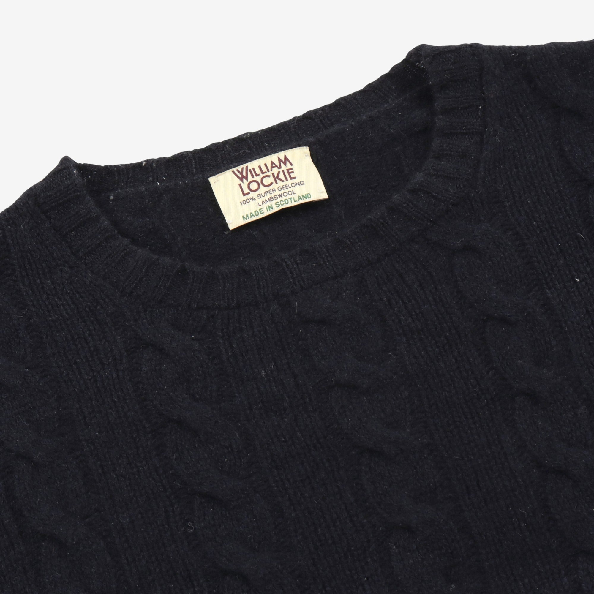 Lambswool Cable Knit Sweater