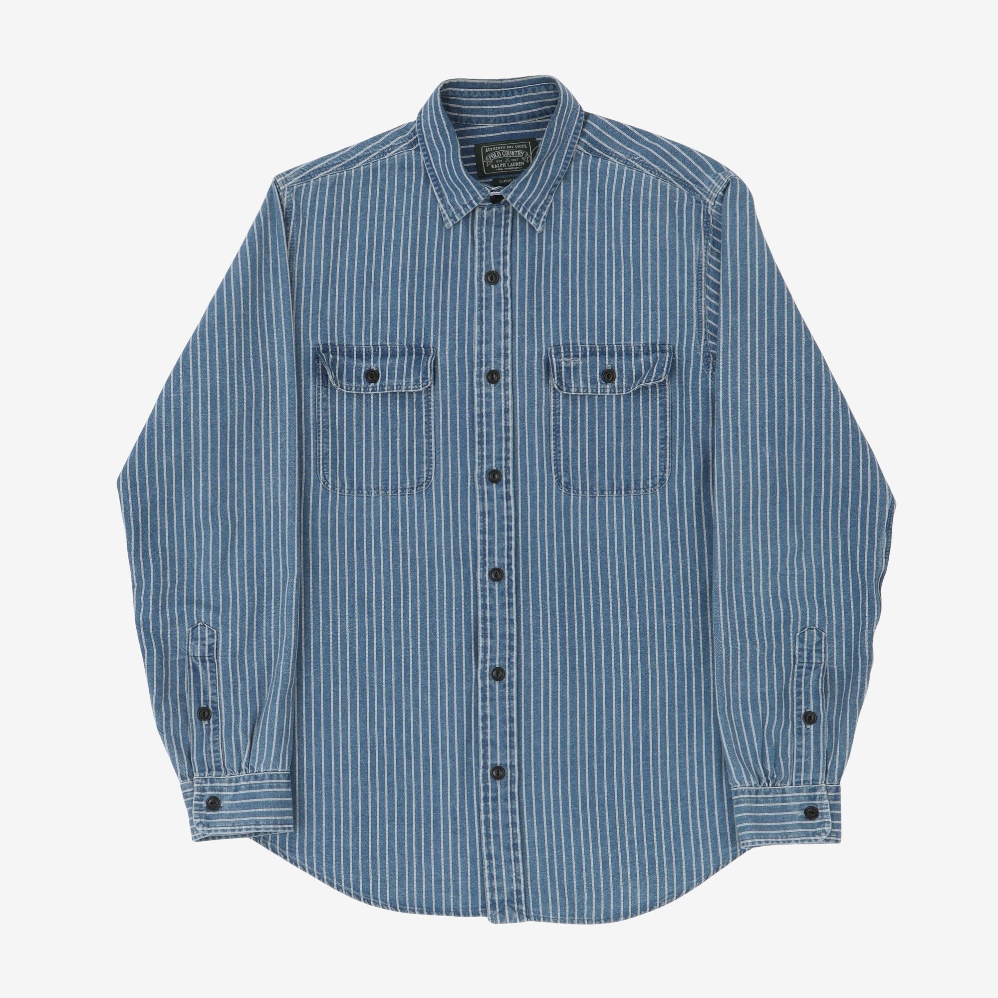Polo Country Hickory Stripe Work Shirt