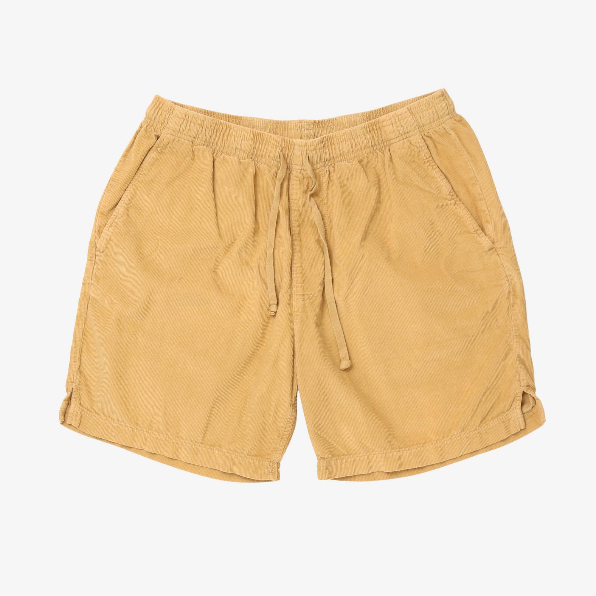 Drawstring Corduroy Shorts