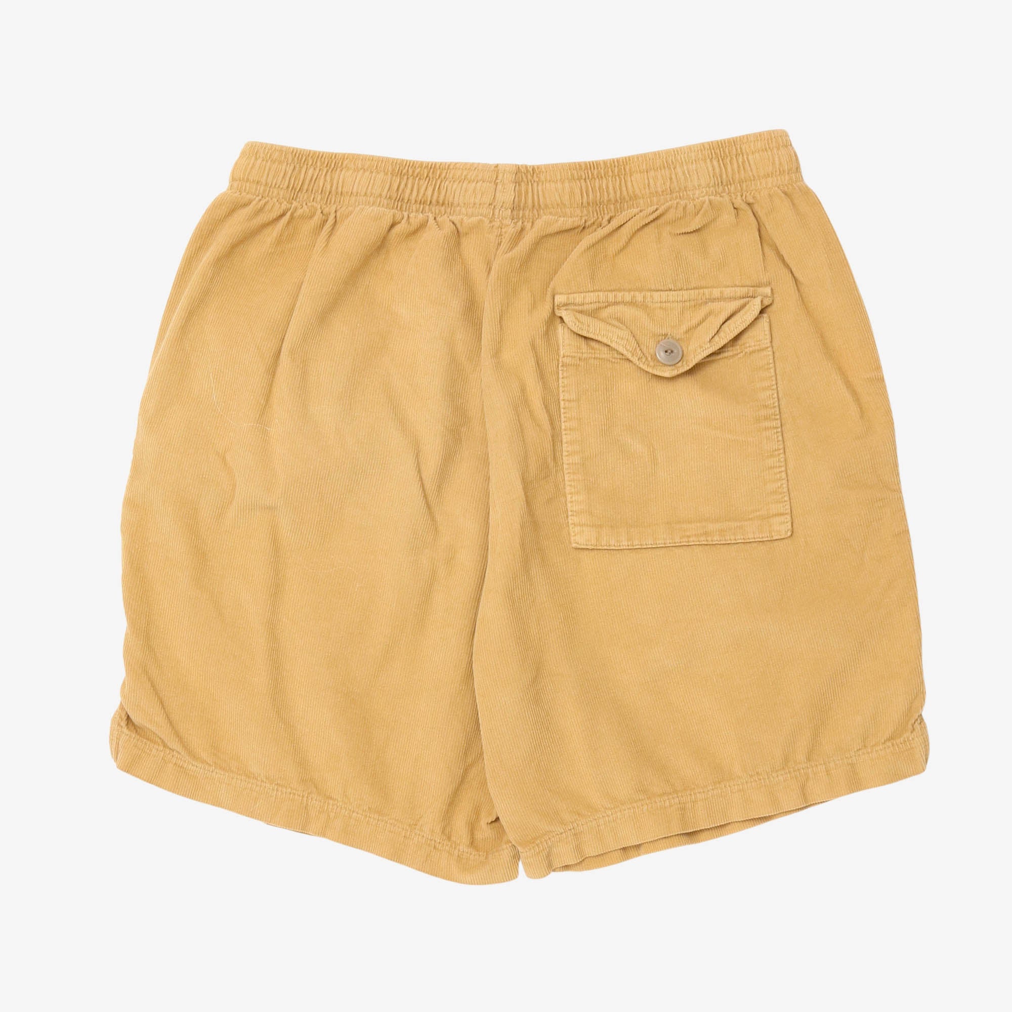 Drawstring Corduroy Shorts