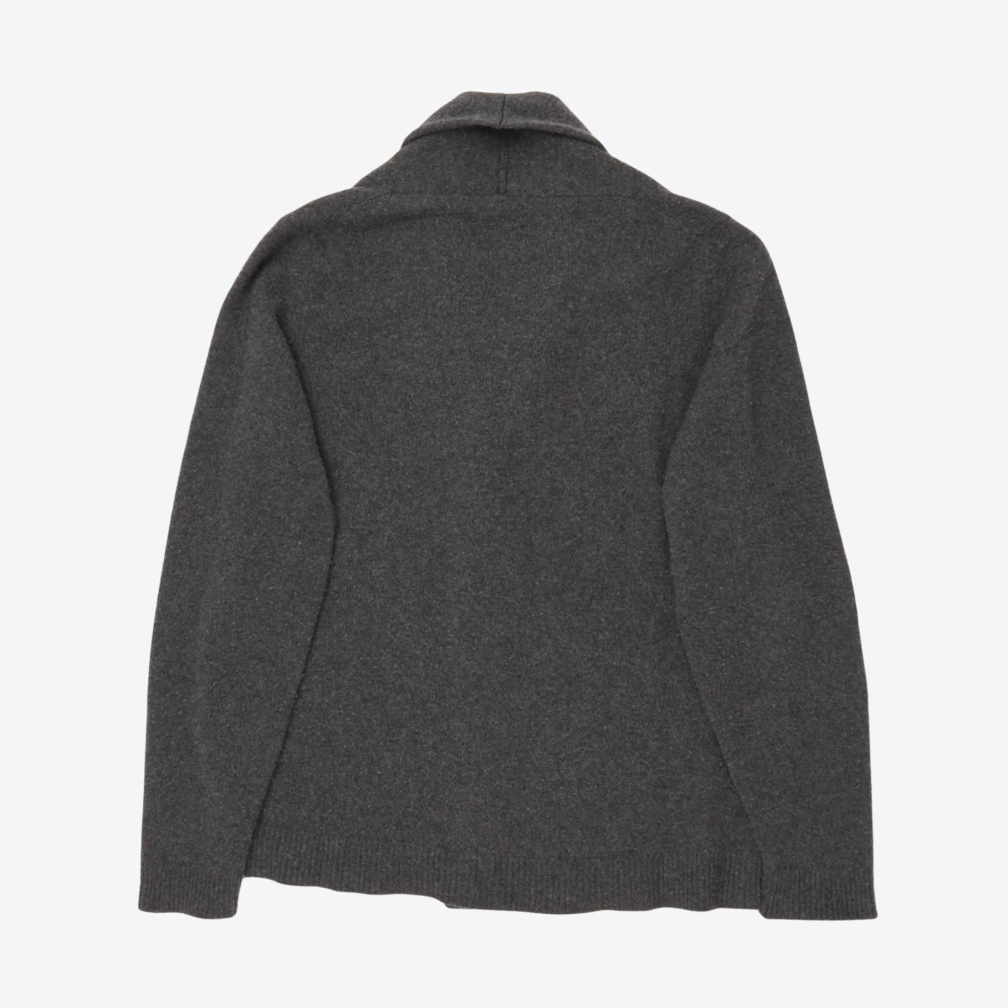 Wool Cashmere Shawl Cardigan