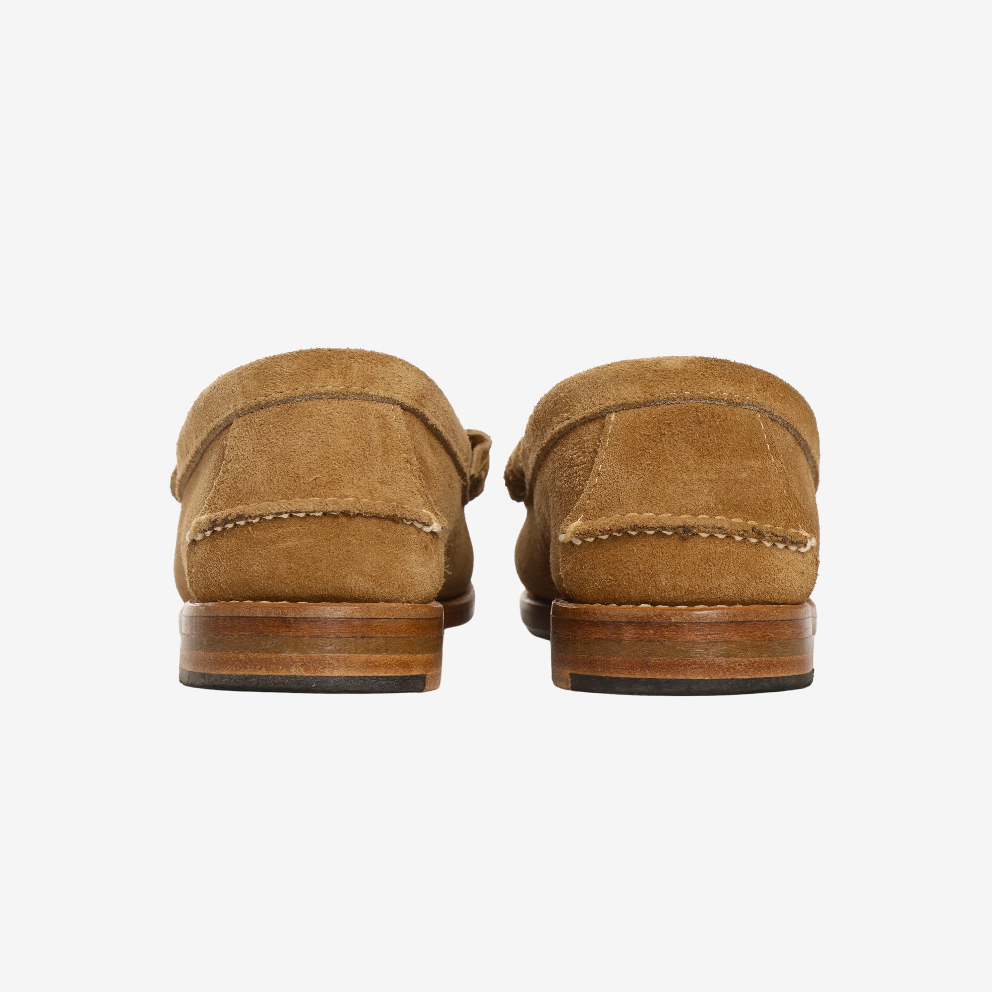 Suede Beefroll Penny Loafers