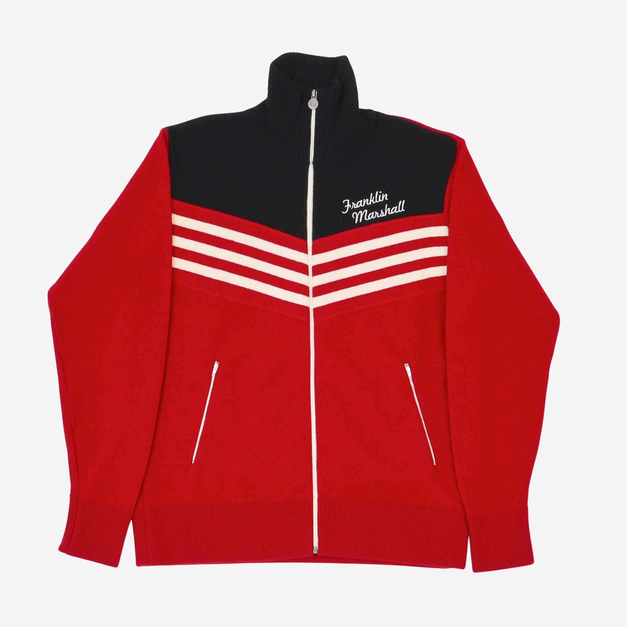 College Zip-Up Sweater