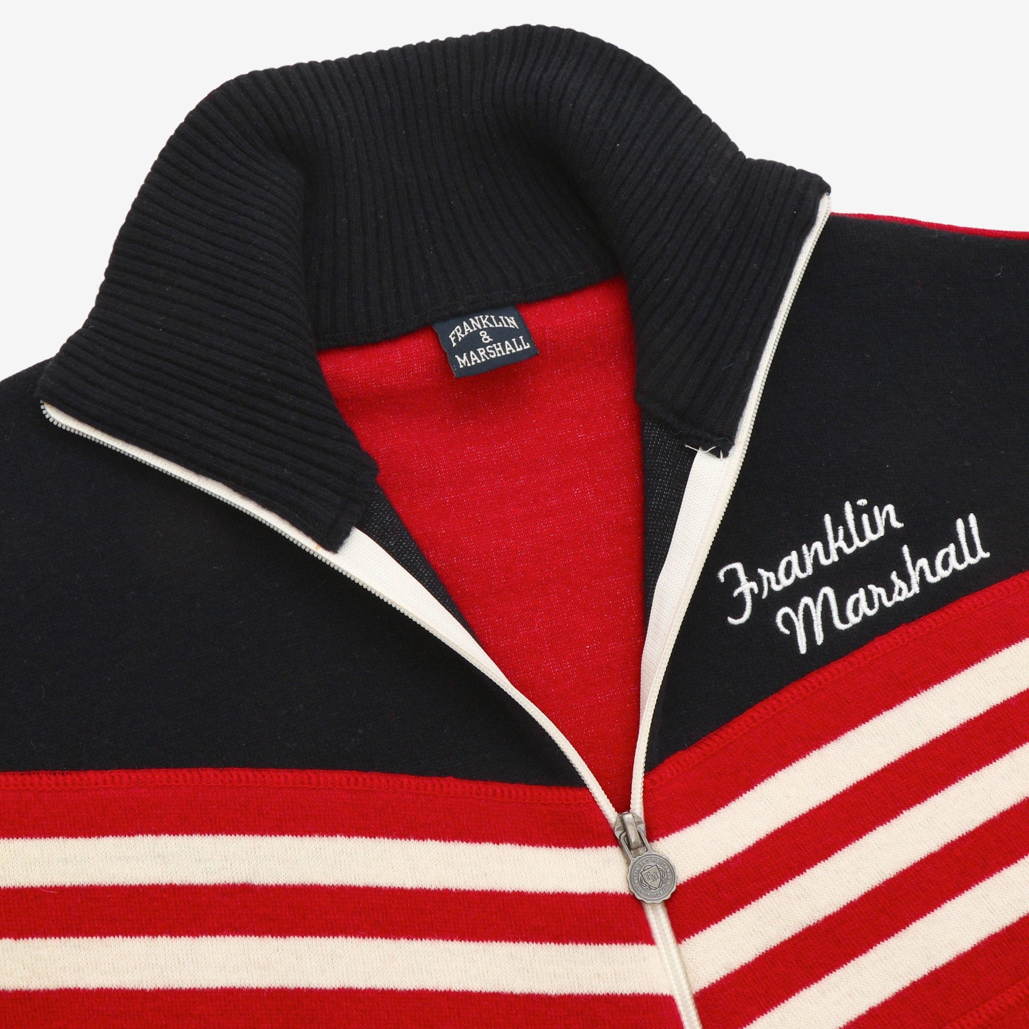 College Zip-Up Sweater