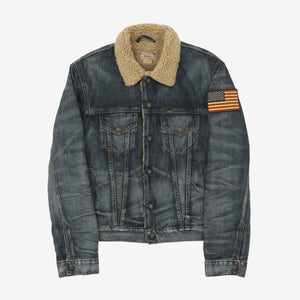 Shearling Lined Trucker Jacket