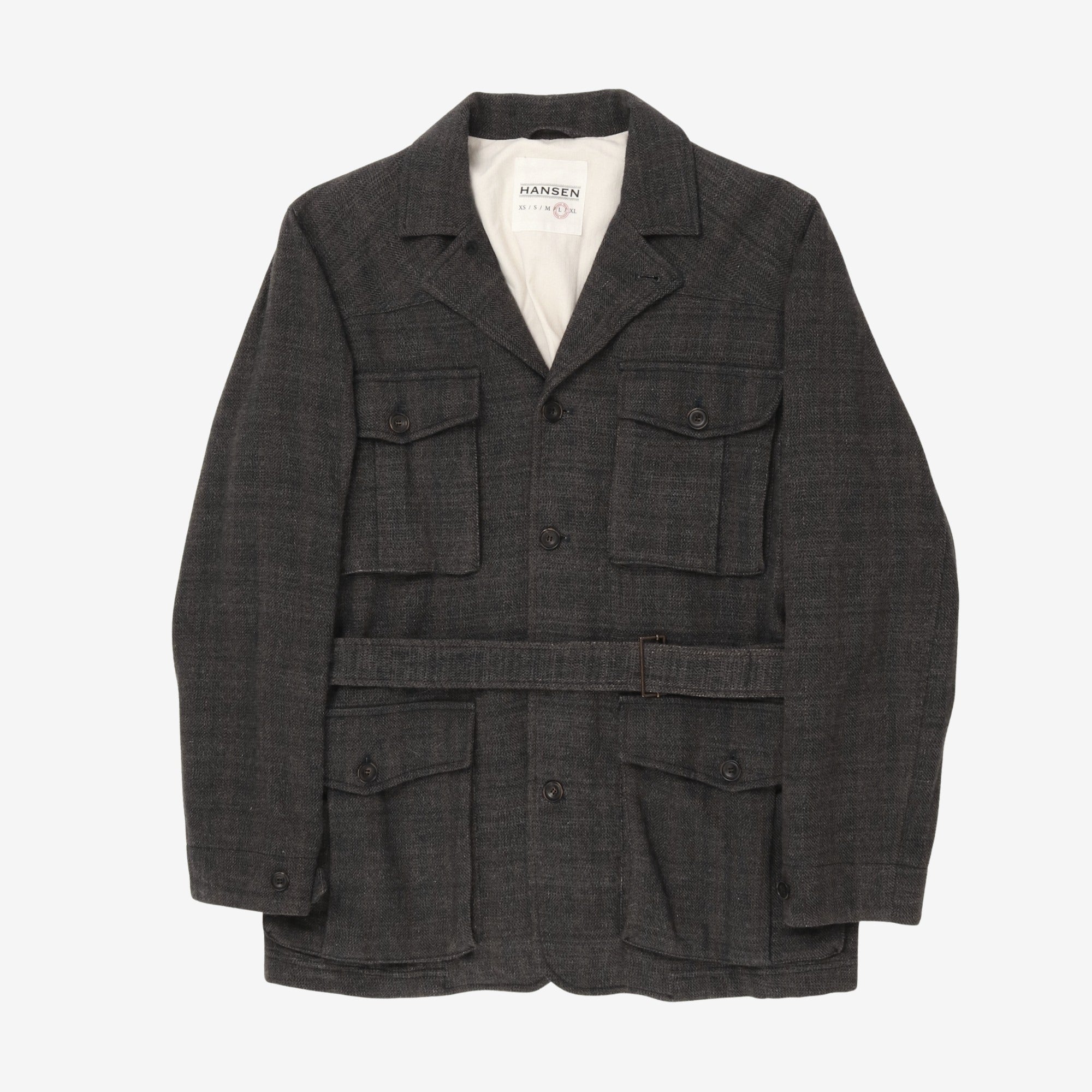 Four Pocket Tweed Coat