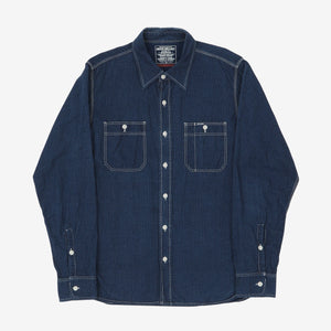 Indigo Dot Work Shirt