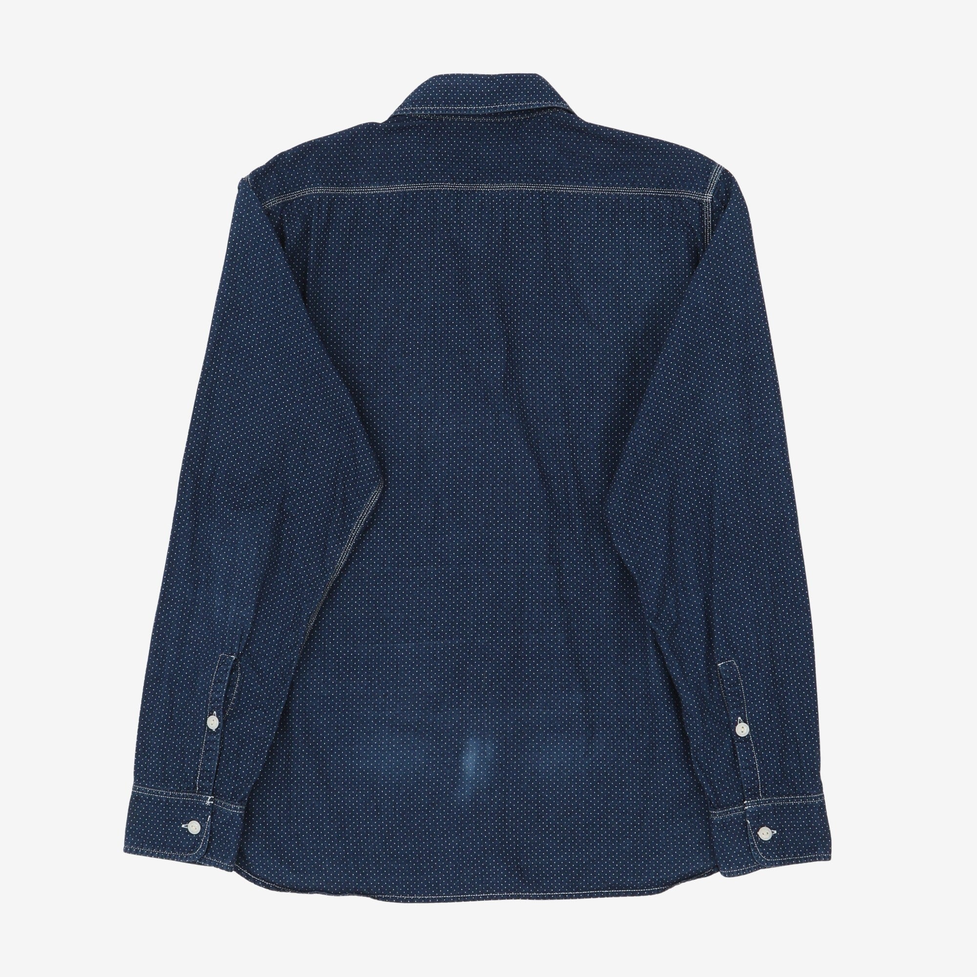 Indigo Dot Work Shirt
