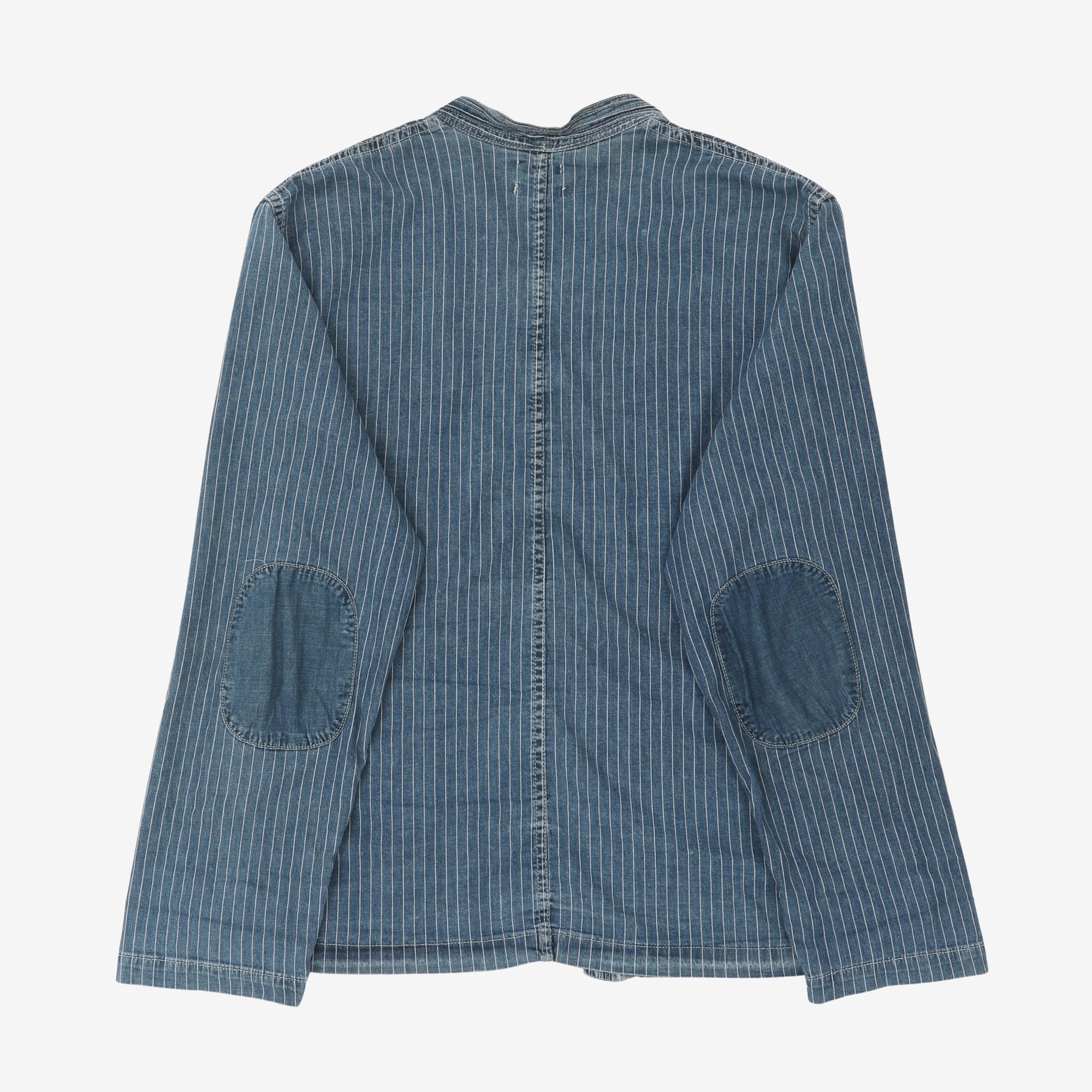 Pinstripe Denim Noragi Jacket