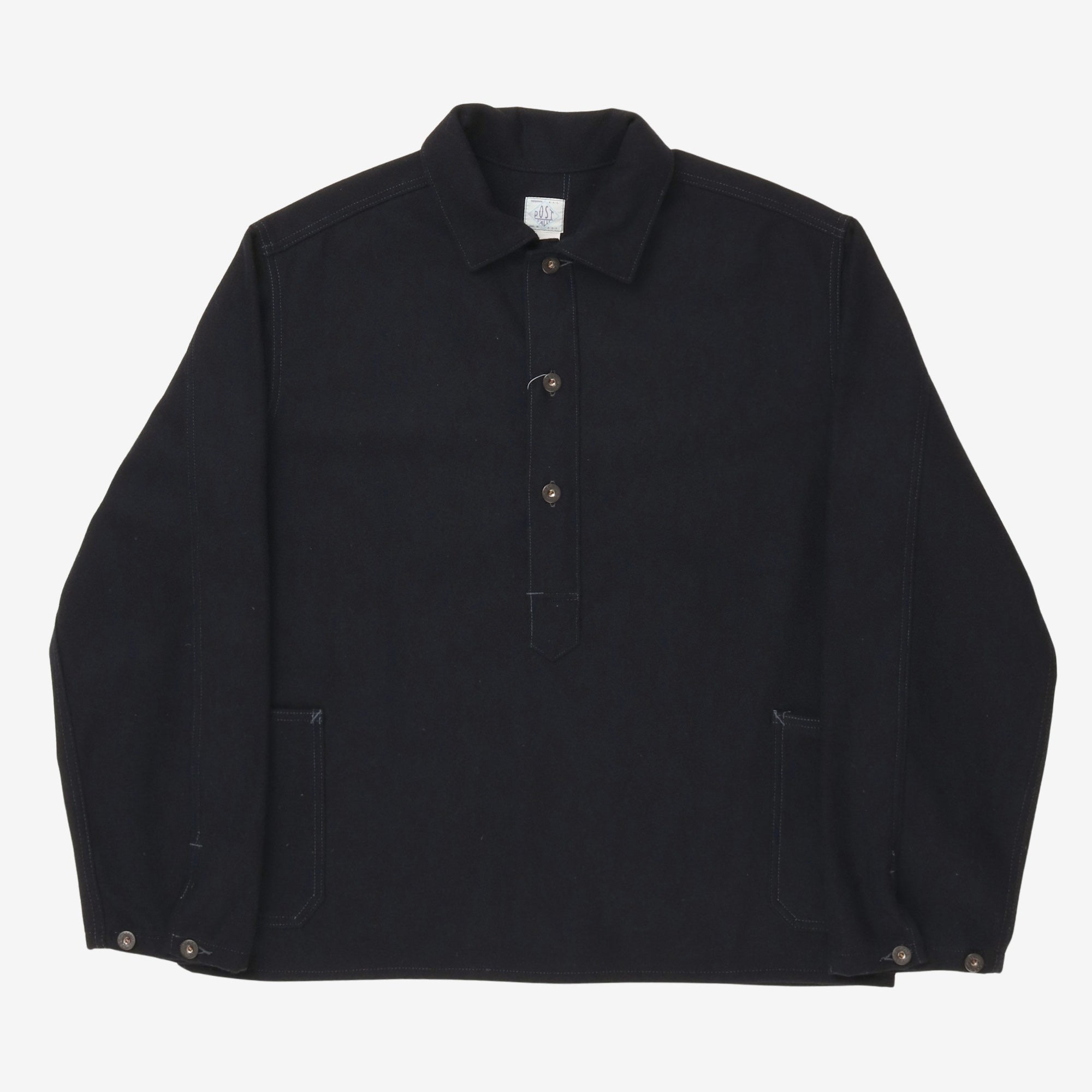 Wool Blend Two Pocket Overshirt