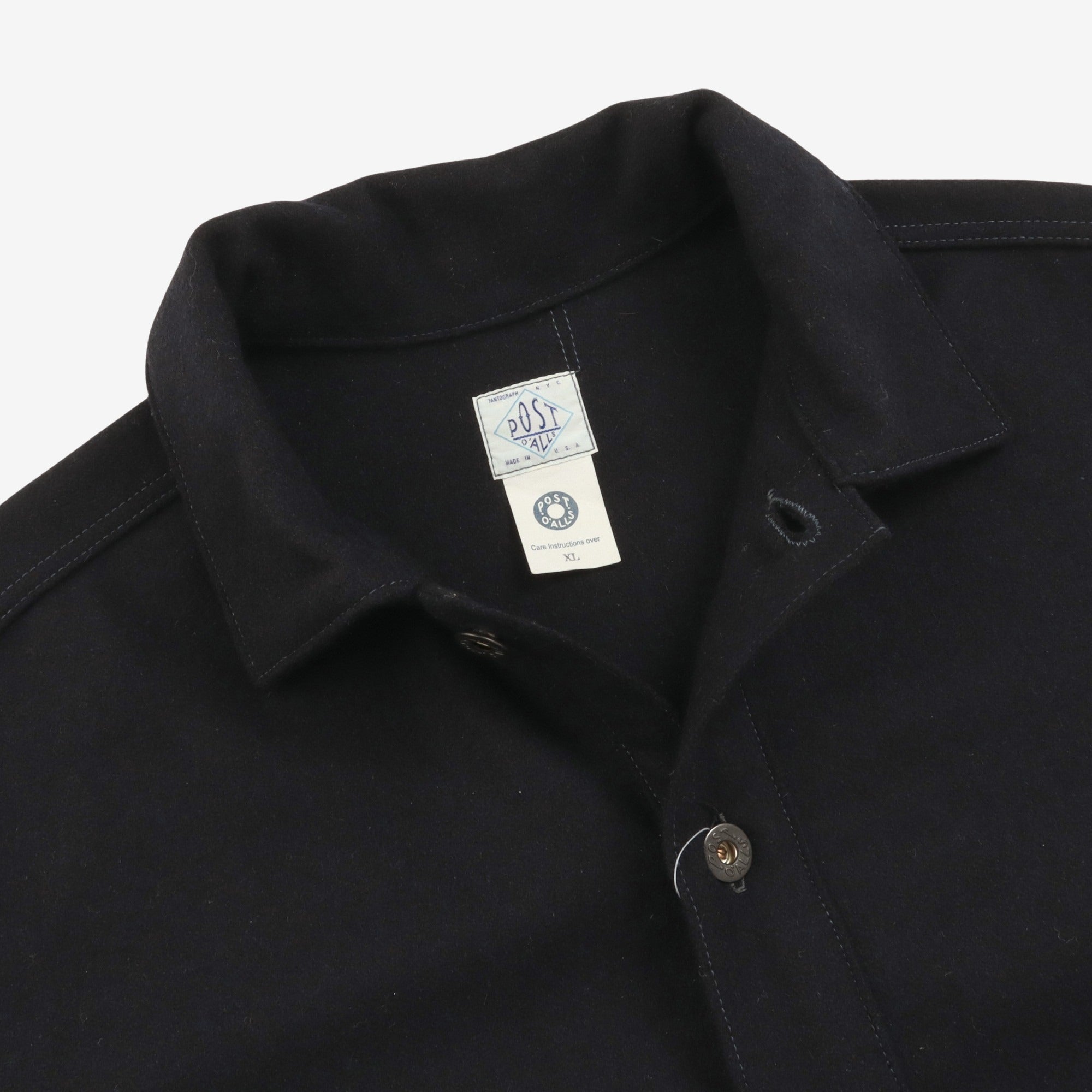 Wool Blend Two Pocket Overshirt