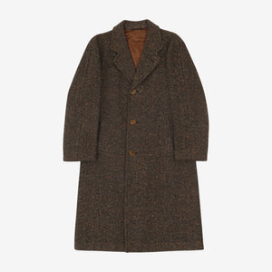 Vintage Herringbone Overcoat