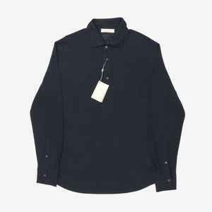 Linen Jersey Polo Shirt