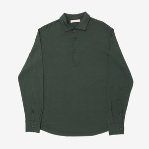 Silk-Cotton Polo Shirt