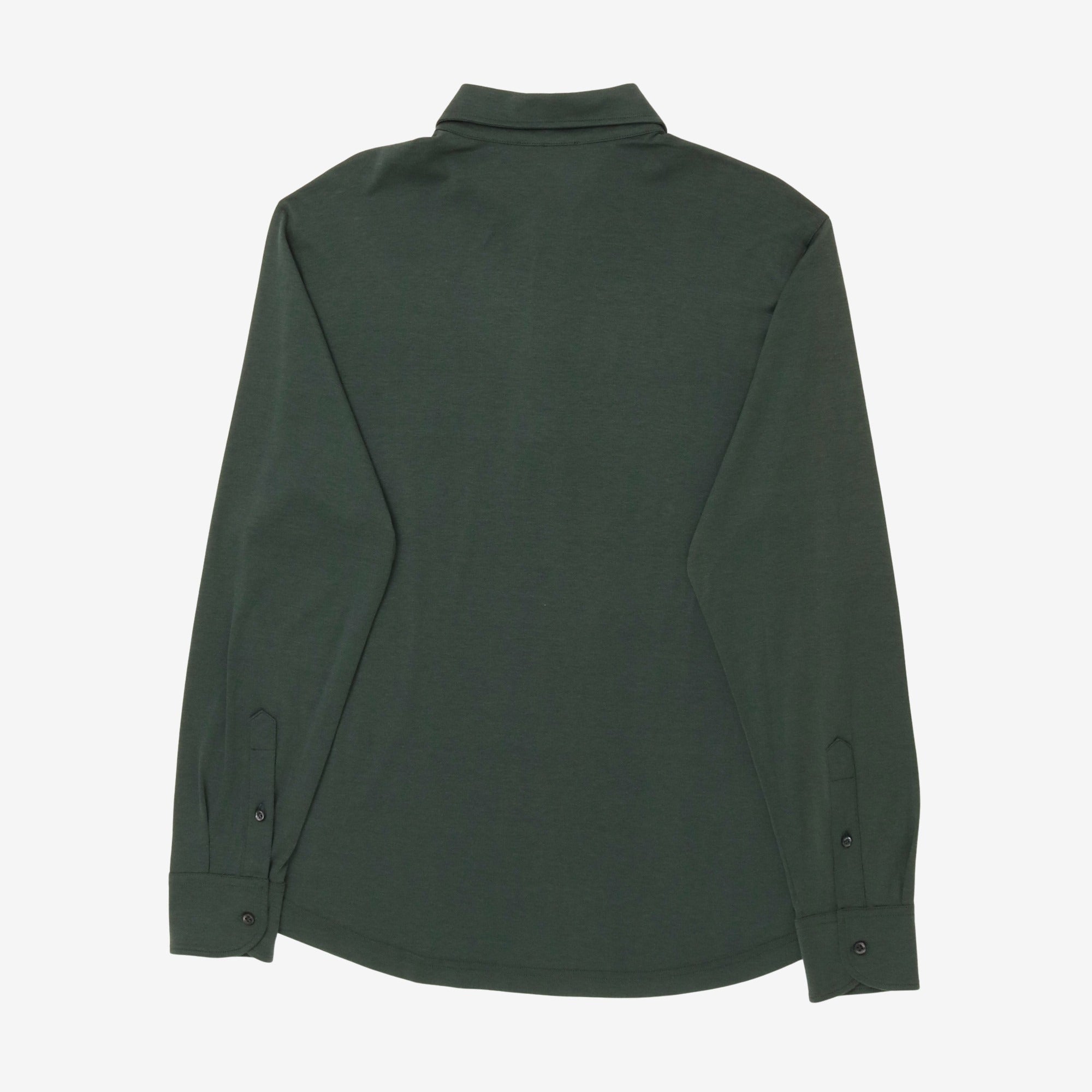 Silk-Cotton Polo Shirt