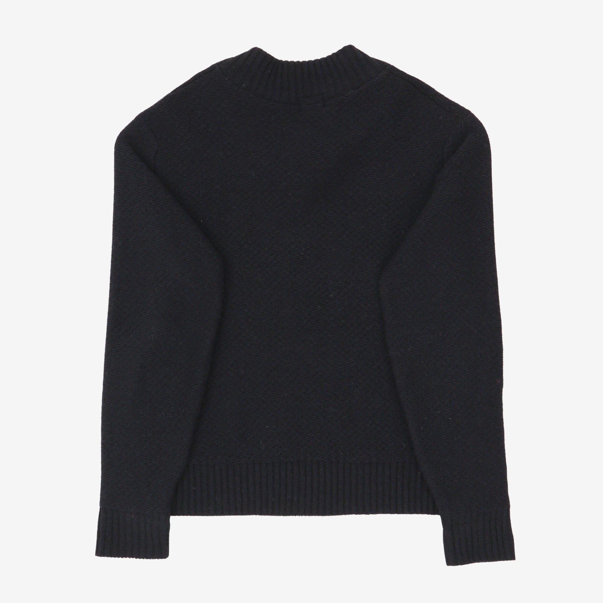 Wide Rib Shawl Collar Pullover