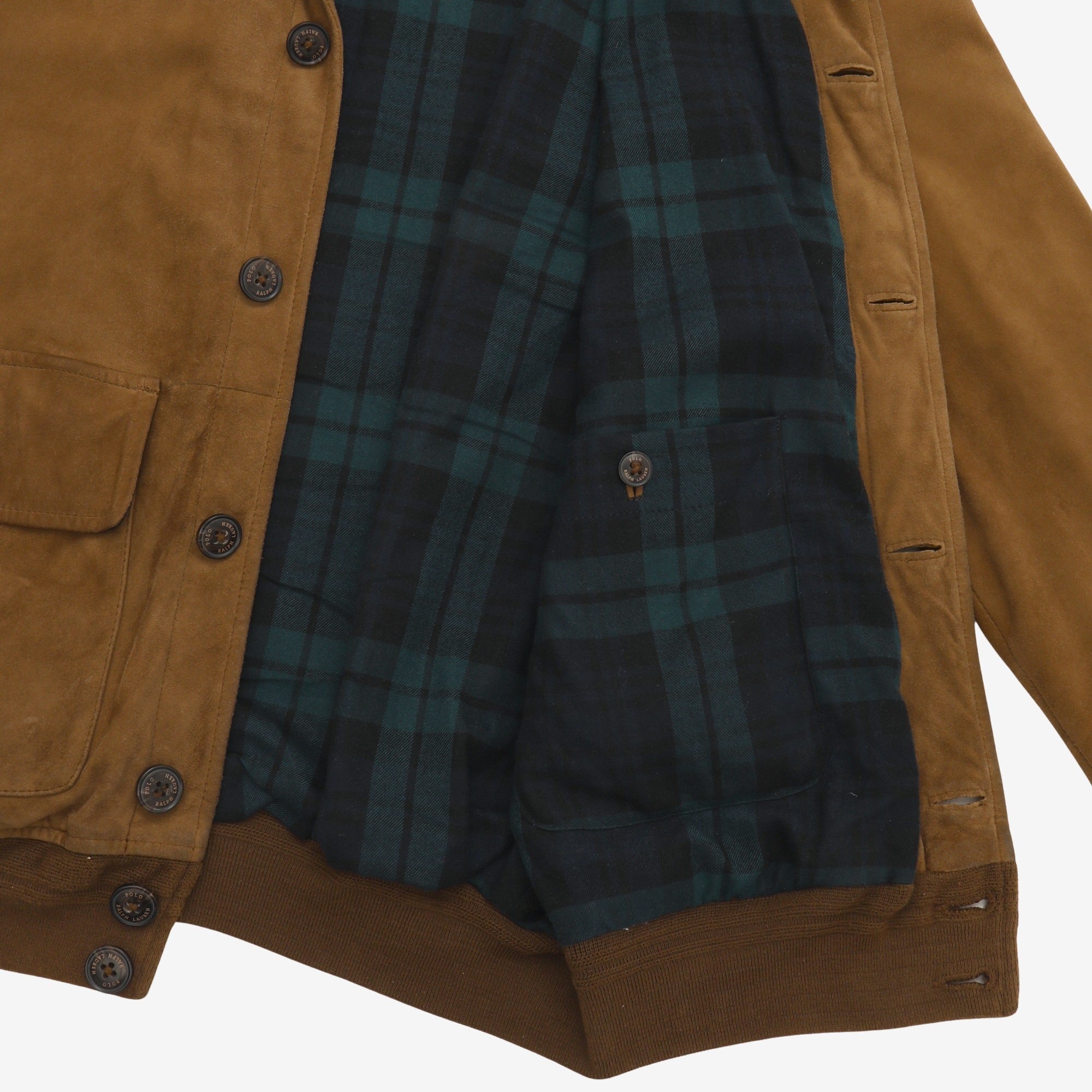 Suede Bomber Jacket