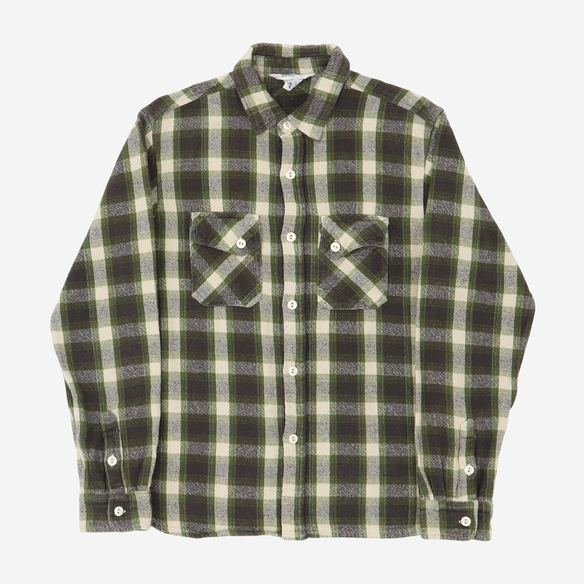 Crosscut Flannel Check Shirt