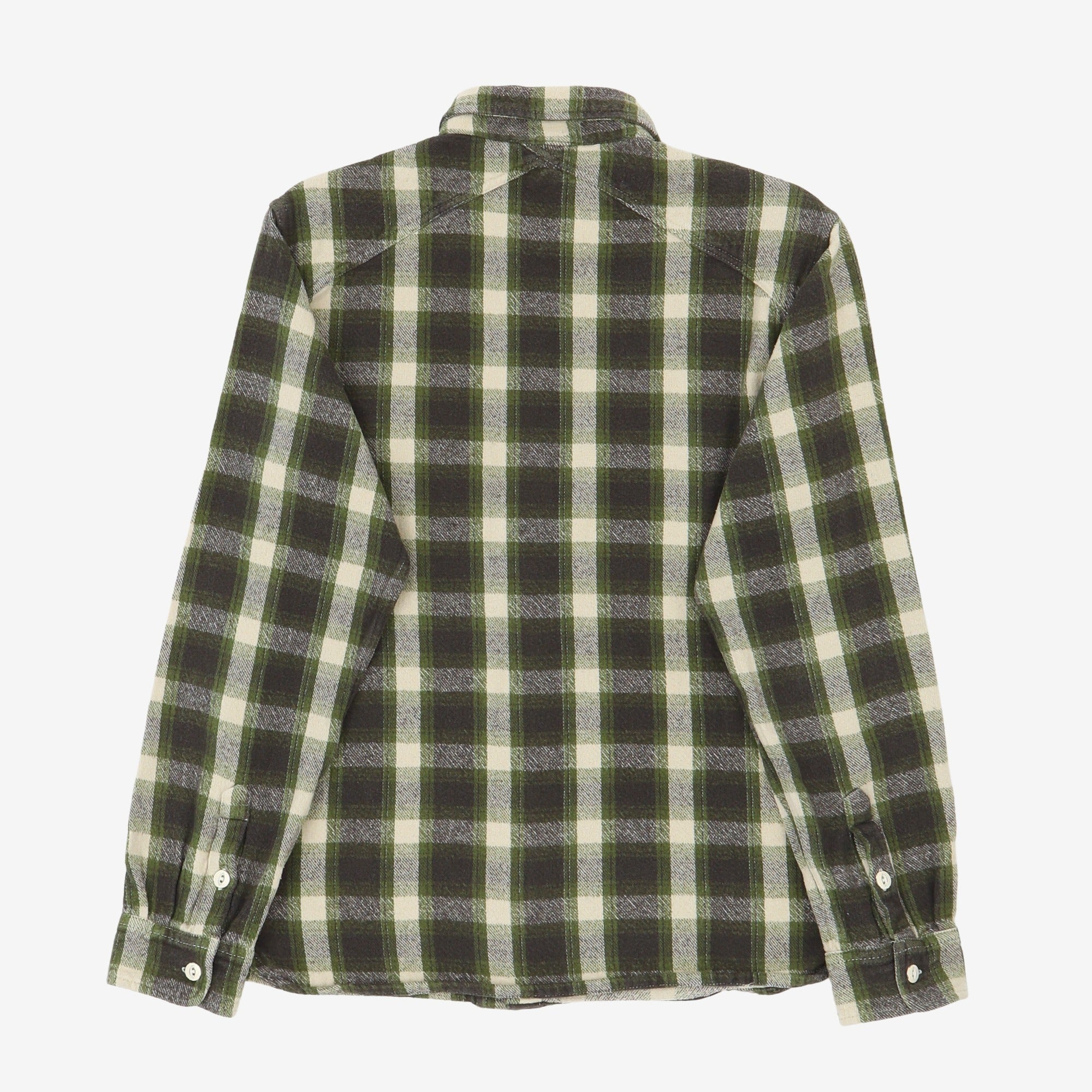 Crosscut Flannel Check Shirt