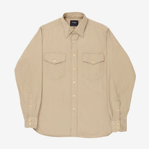 Long Point Collar Work Shirt