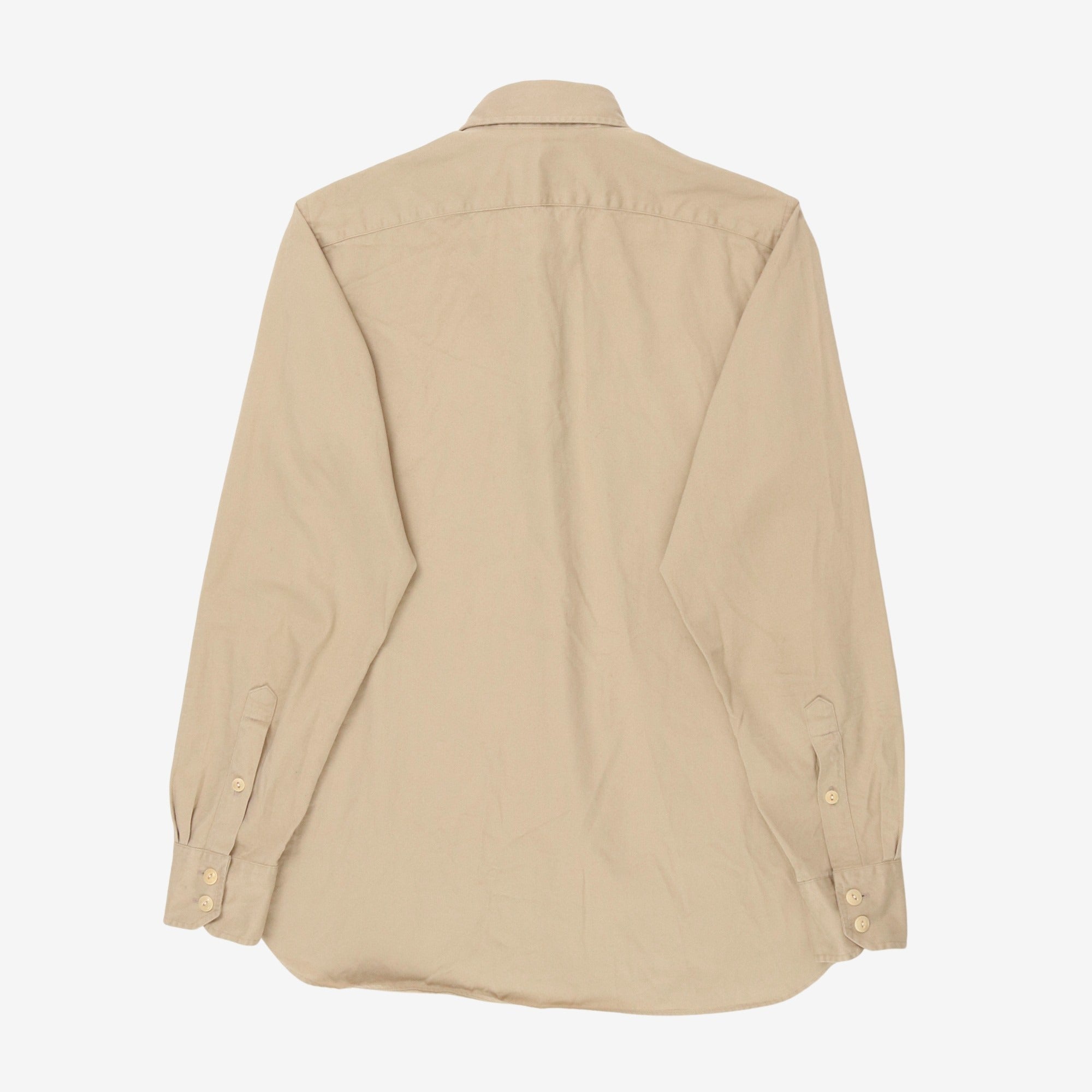 Long Point Collar Work Shirt