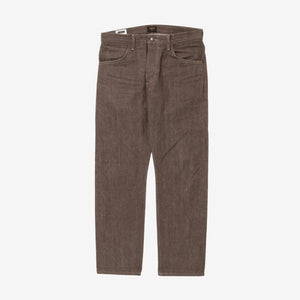 101 Brown Yarn Selvedge Denim (32W X 29.5L)