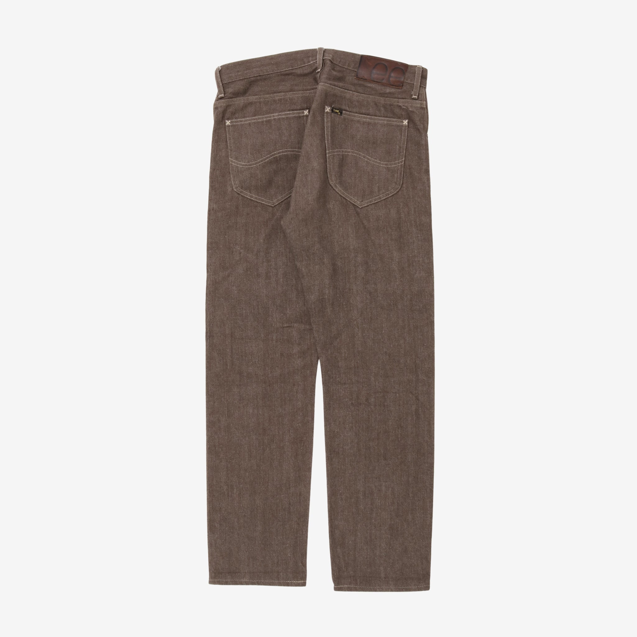 101 Brown Yarn Selvedge Denim (32W X 29.5L)