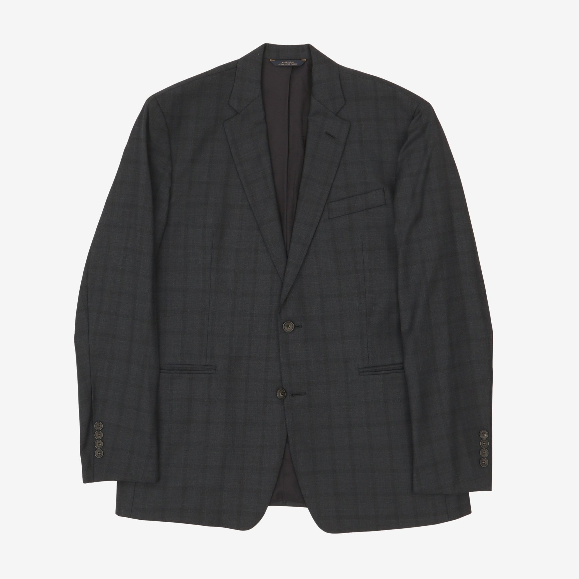 Saxxon Wool Check Suit