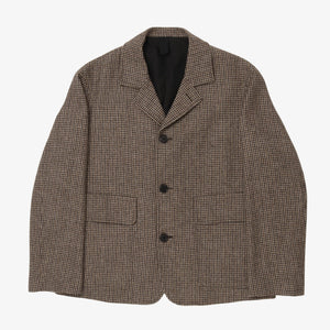 Houndstooth Wool Jacket